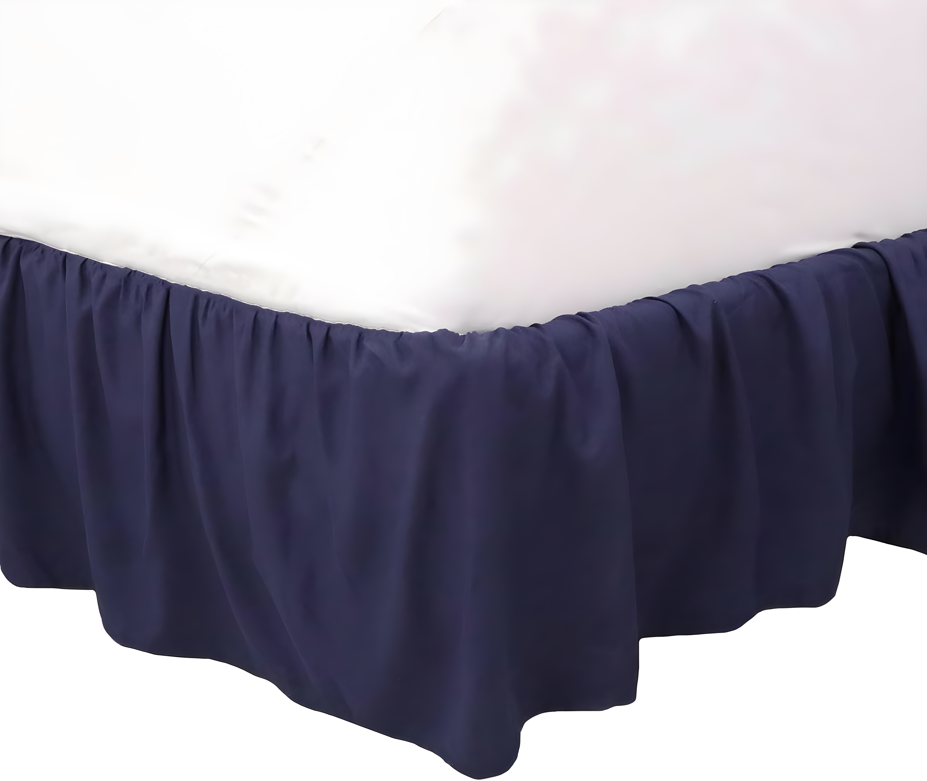 Martex Martex Ruffled Bed Skirt Easy Fit Lightweight 100% Microfiber Dust Ruffle Hotel Quality With 16 inch Tailored Drop