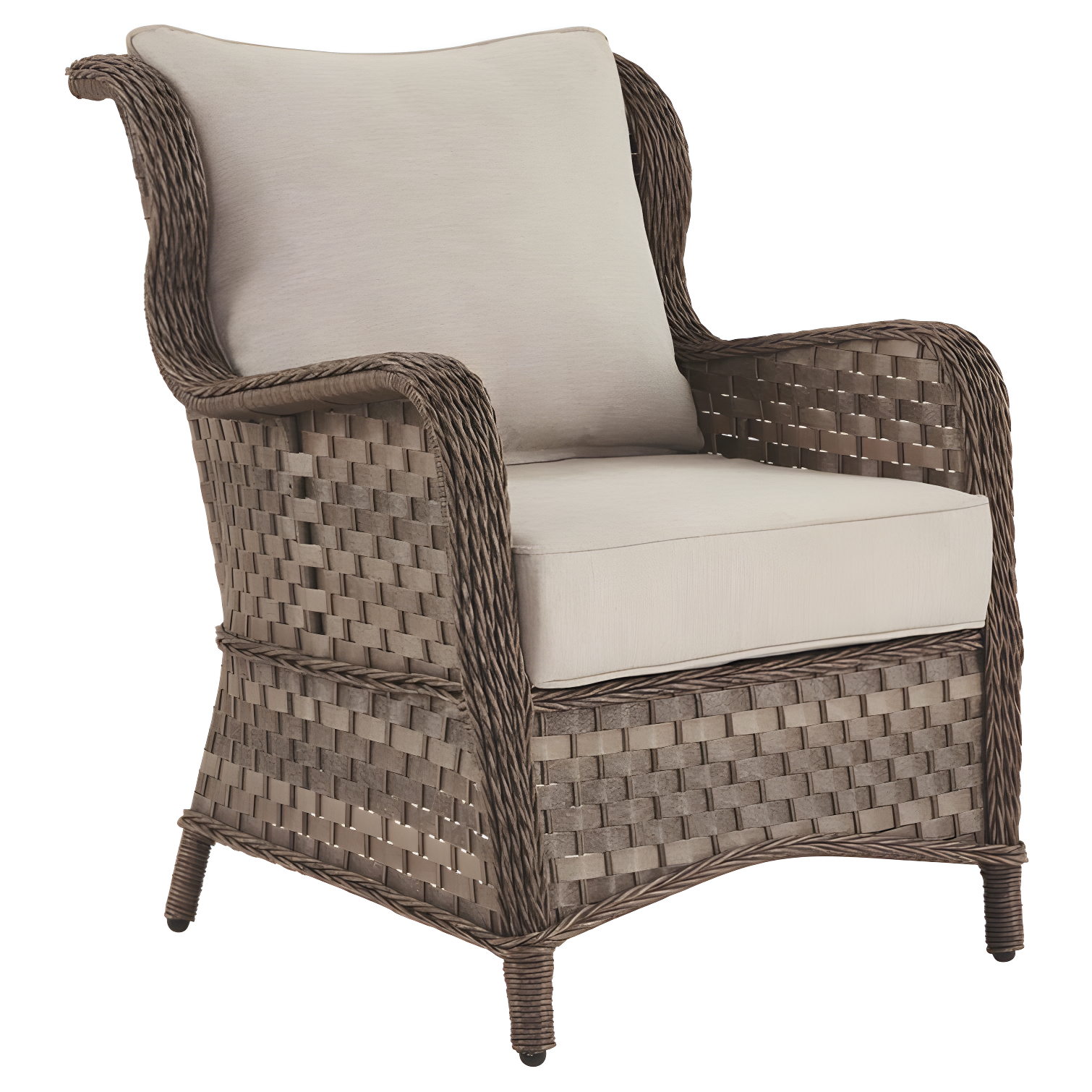 Clear Ridge Lounge Chair with Cushion (Set of 2)