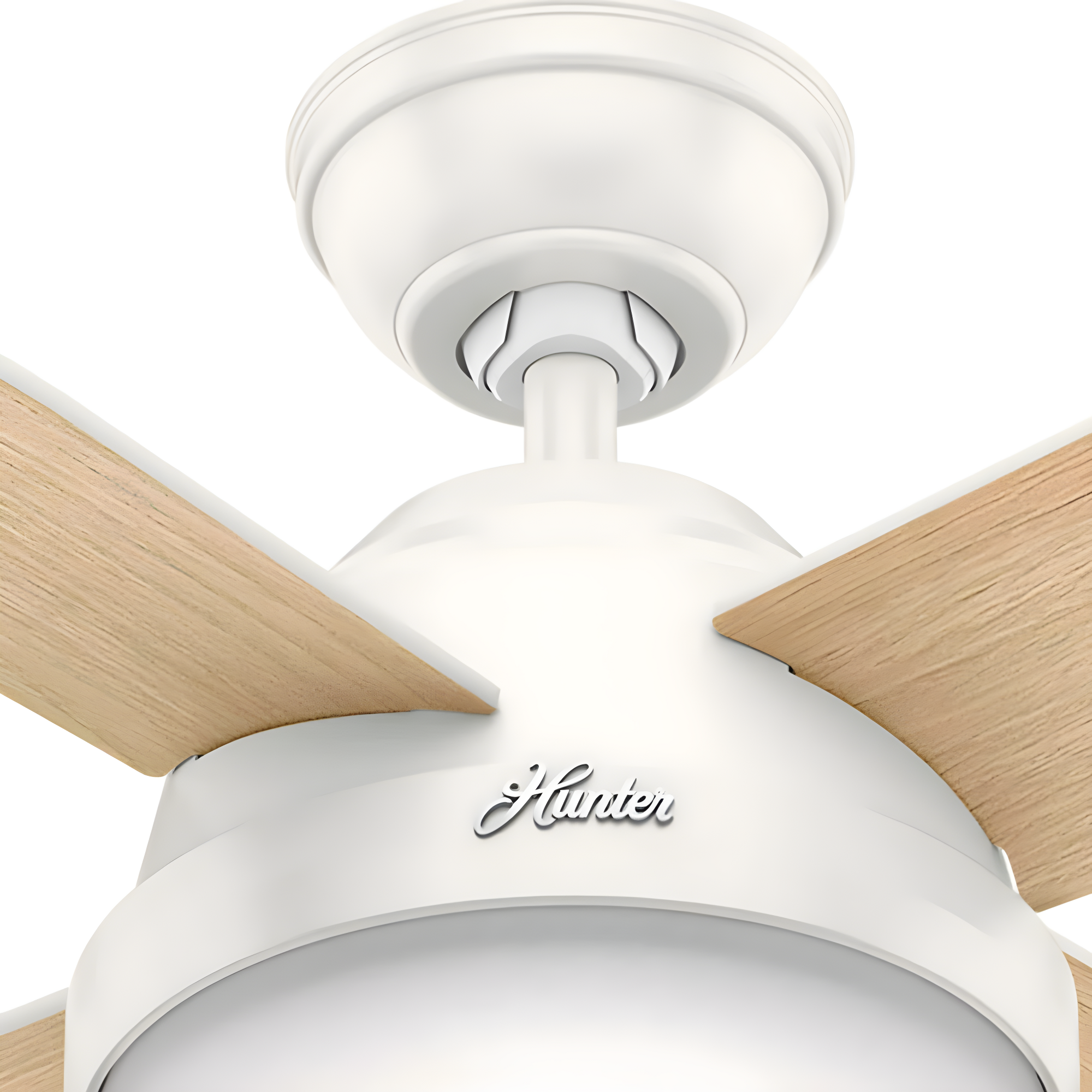 Dempsey 52" 4 - Blade Contemporary Indoor Ceiling Fan with Lights and Remote