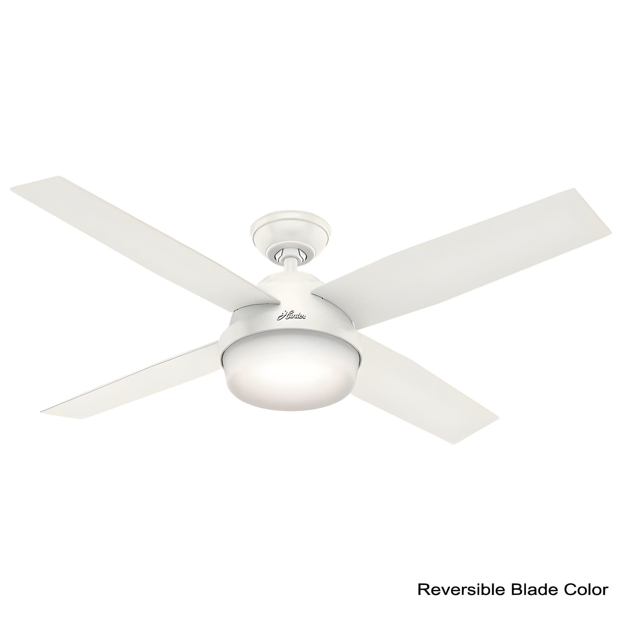 Dempsey 52" 4 - Blade Contemporary Indoor Ceiling Fan with Lights and Remote