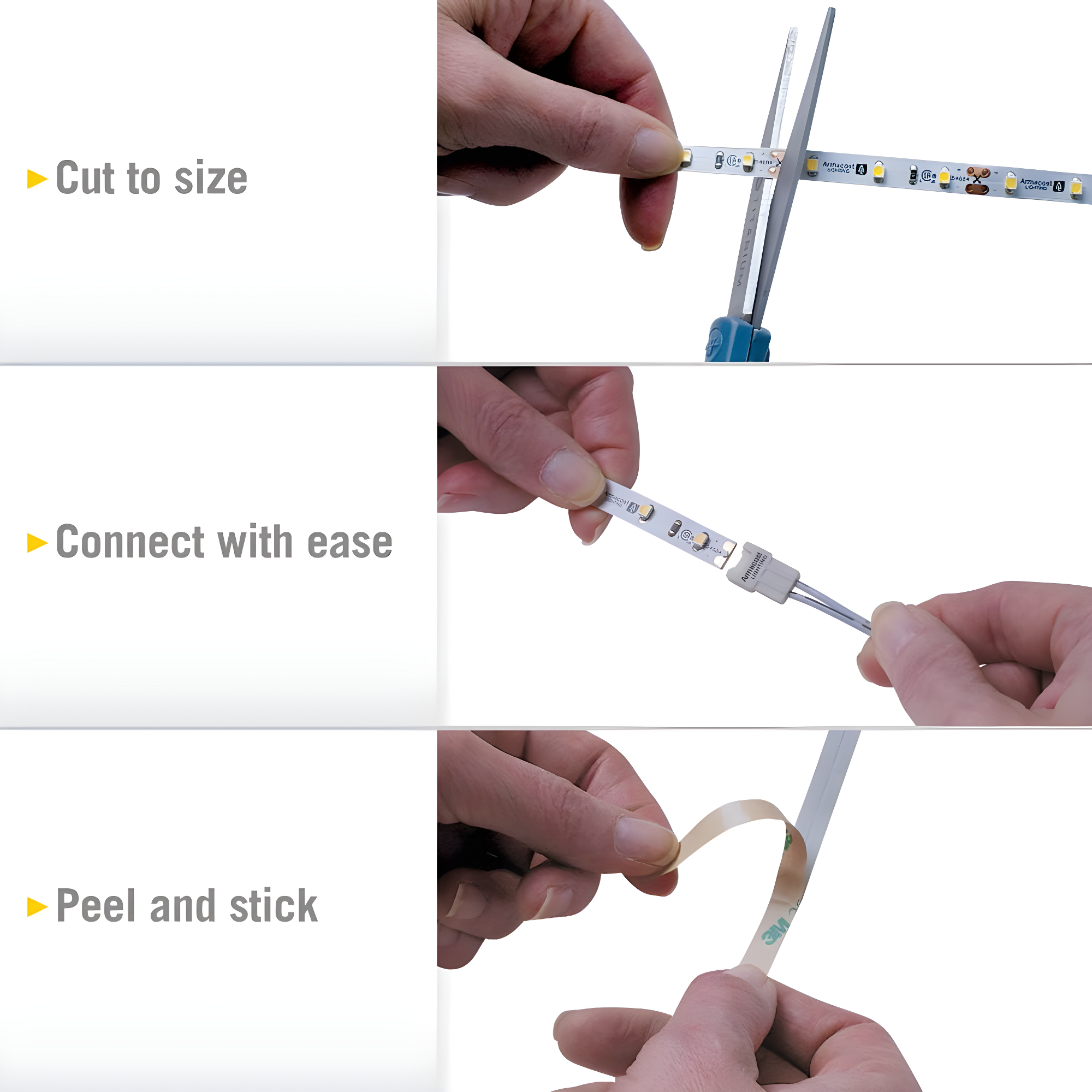 Armacost Lighting 421500 RibbonFlex Home 12V 3000K Soft White LED Strip Light Kit