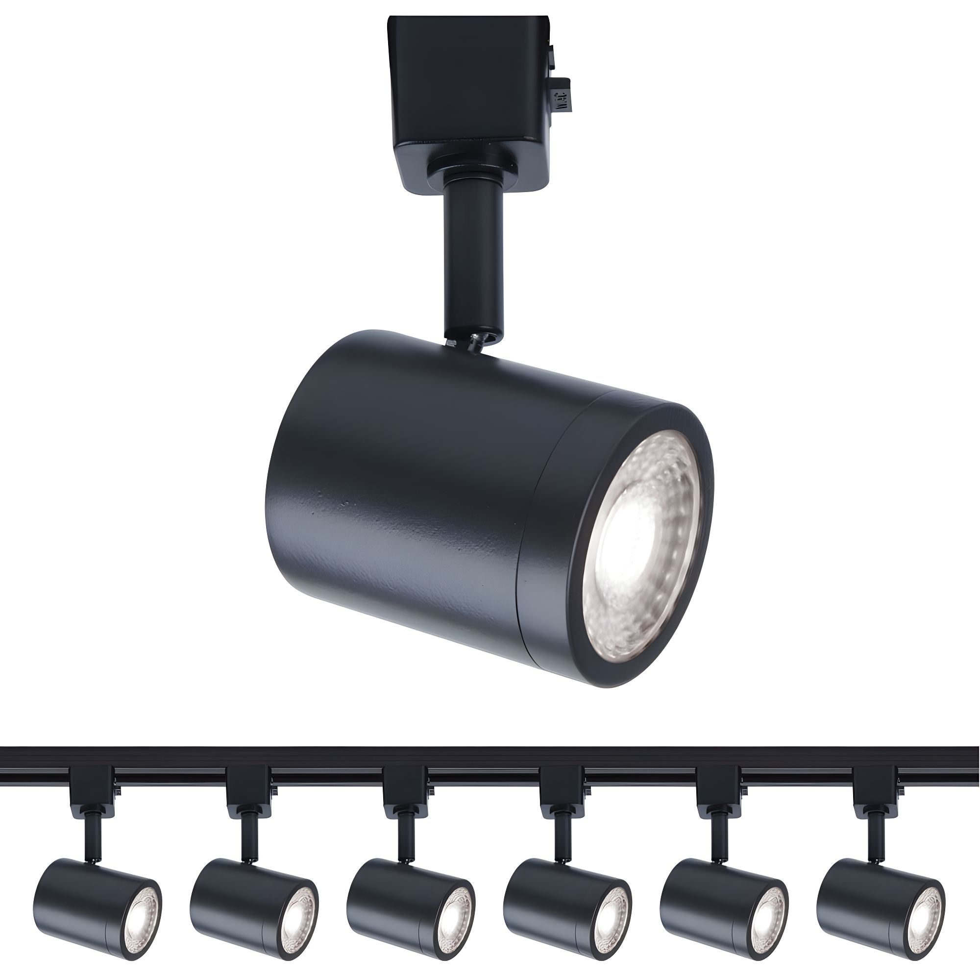 Charge LED Adjustable Track Head