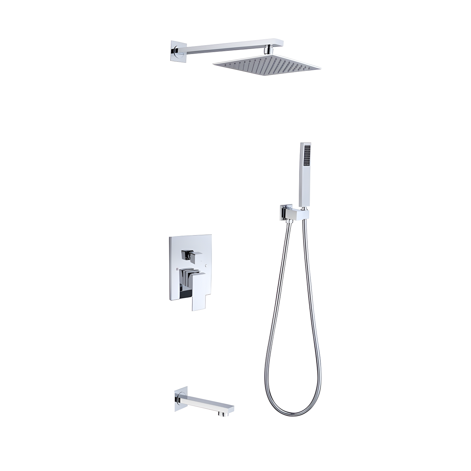 Rain Adjustable Shower Head 1.75 GPM GPM