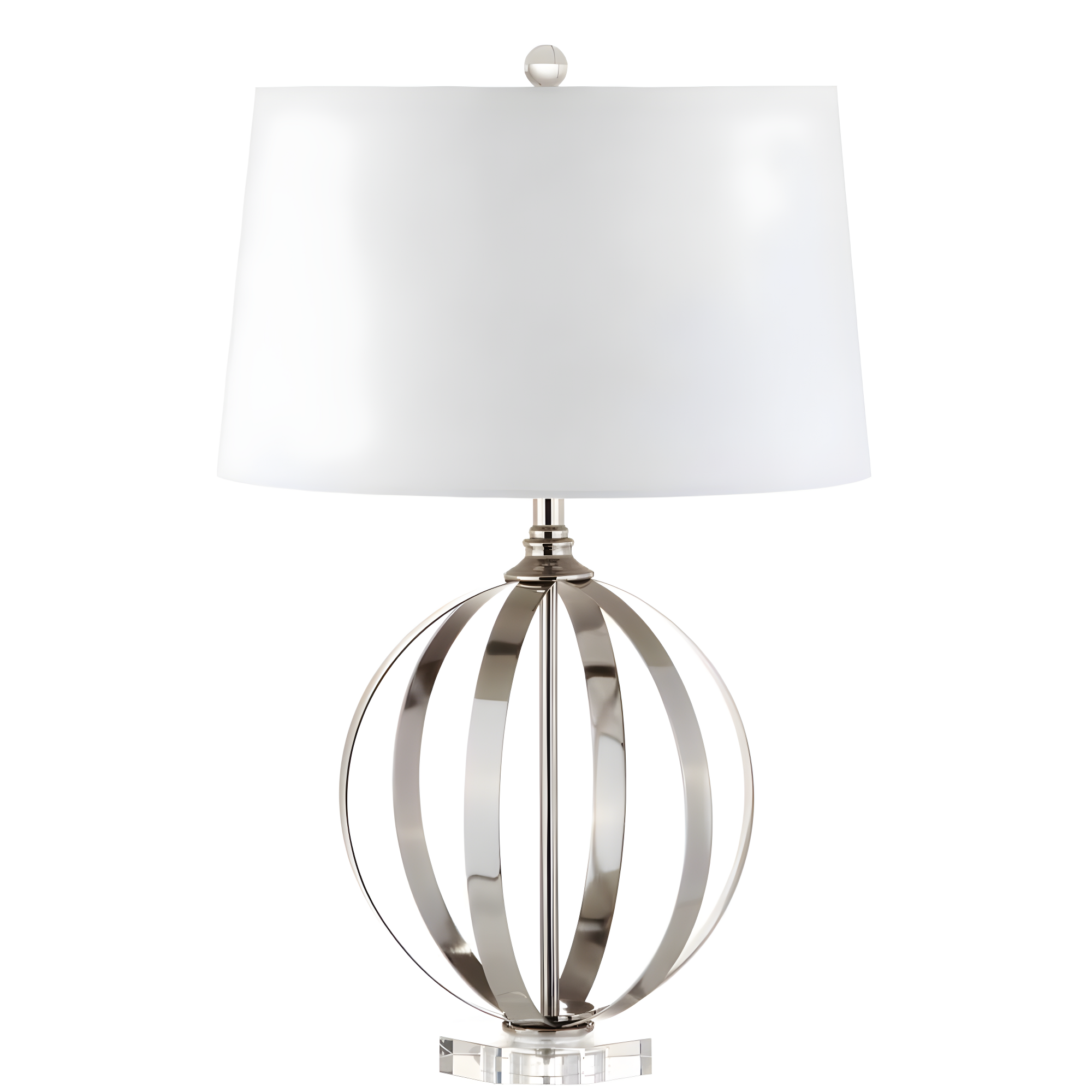Jonathan Y Lighting Jyl1086 Logan 1 Light 26" Tall Led Buffet Table Lamp - Nickel