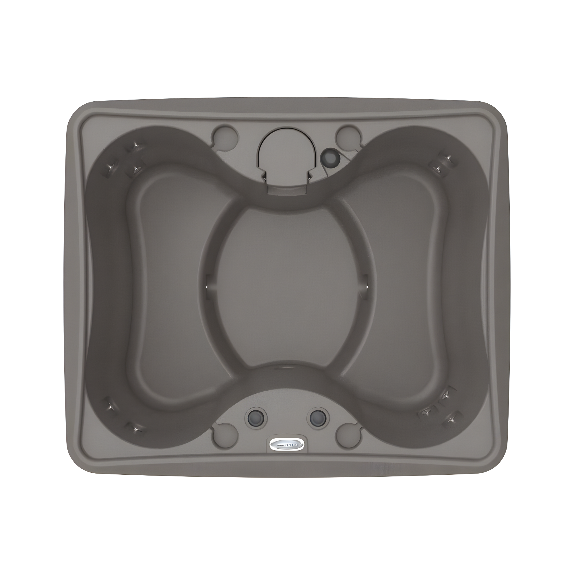 AquaRest Discover AR150 Standard 4-Person 12-Jet Plug & Play Hot Tub with LED Waterfall and Friction Heating