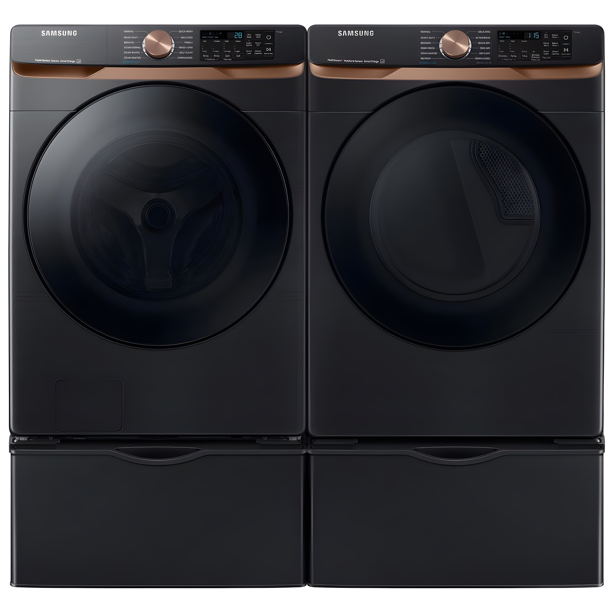 Samsung 5.0 cu. ft. Extra Large Capacity Smart Front Load Washer with Super Speed Wash and Steam