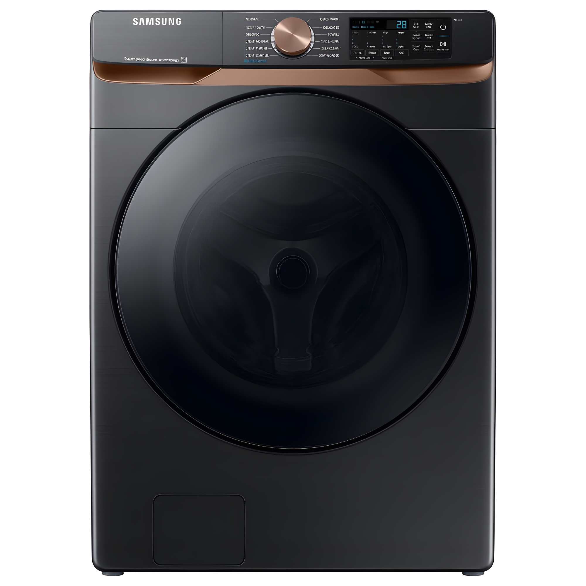Samsung 5.0 cu. ft. Extra Large Capacity Smart Front Load Washer with Super Speed Wash and Steam
