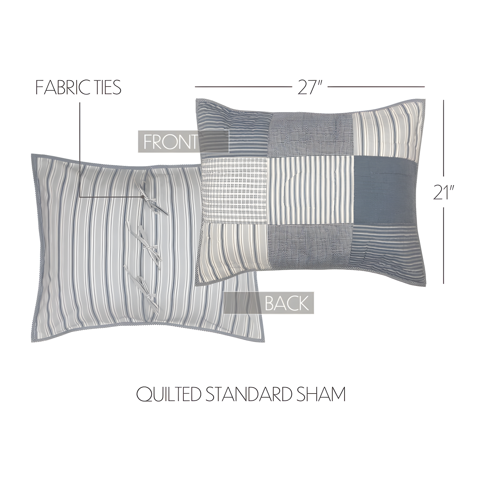 VHC Brands Sawyer Mill 100% Cotton Pillow Sham