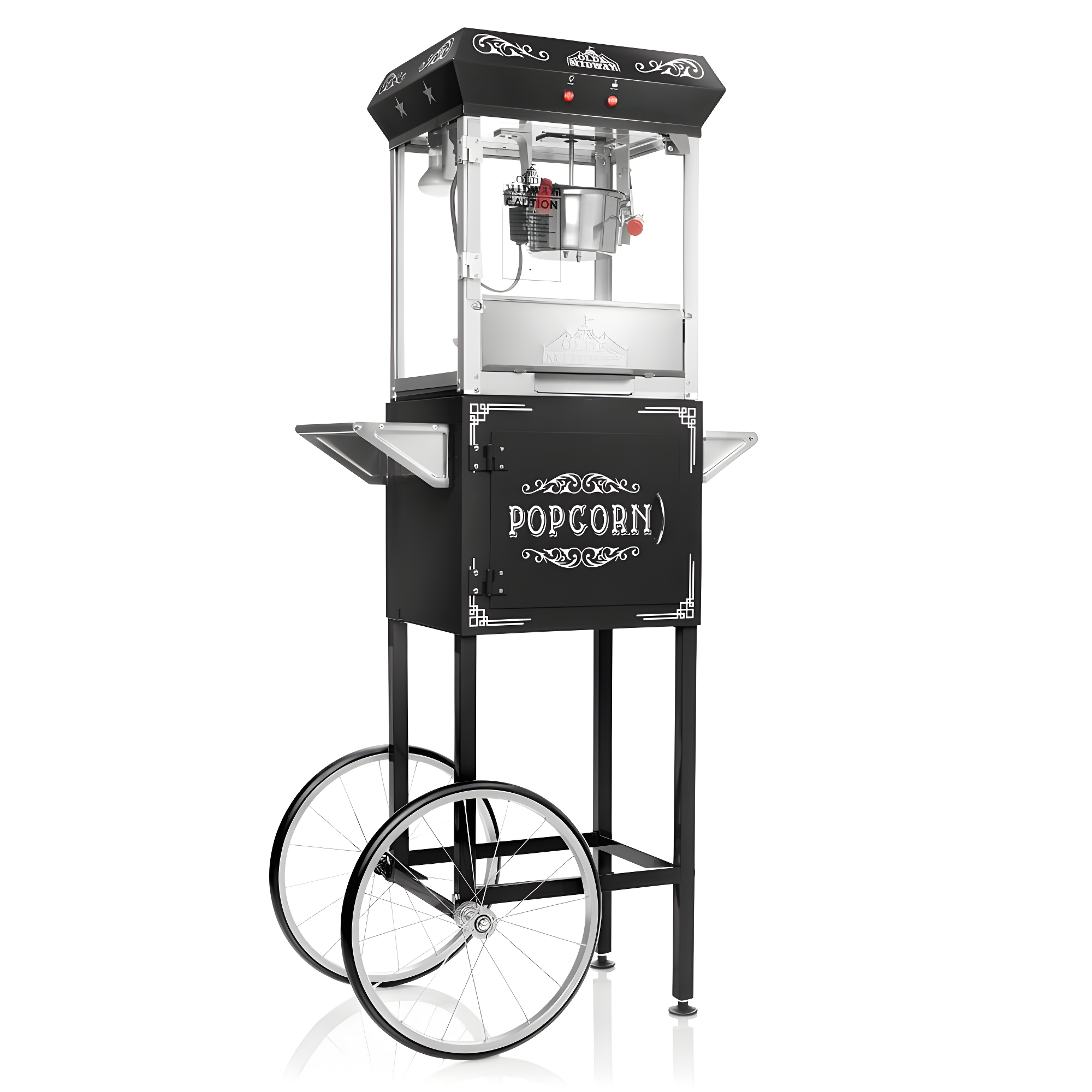 Olde Midway Olde Midway 6 Oz. Popcorn Machine Stand / Cart