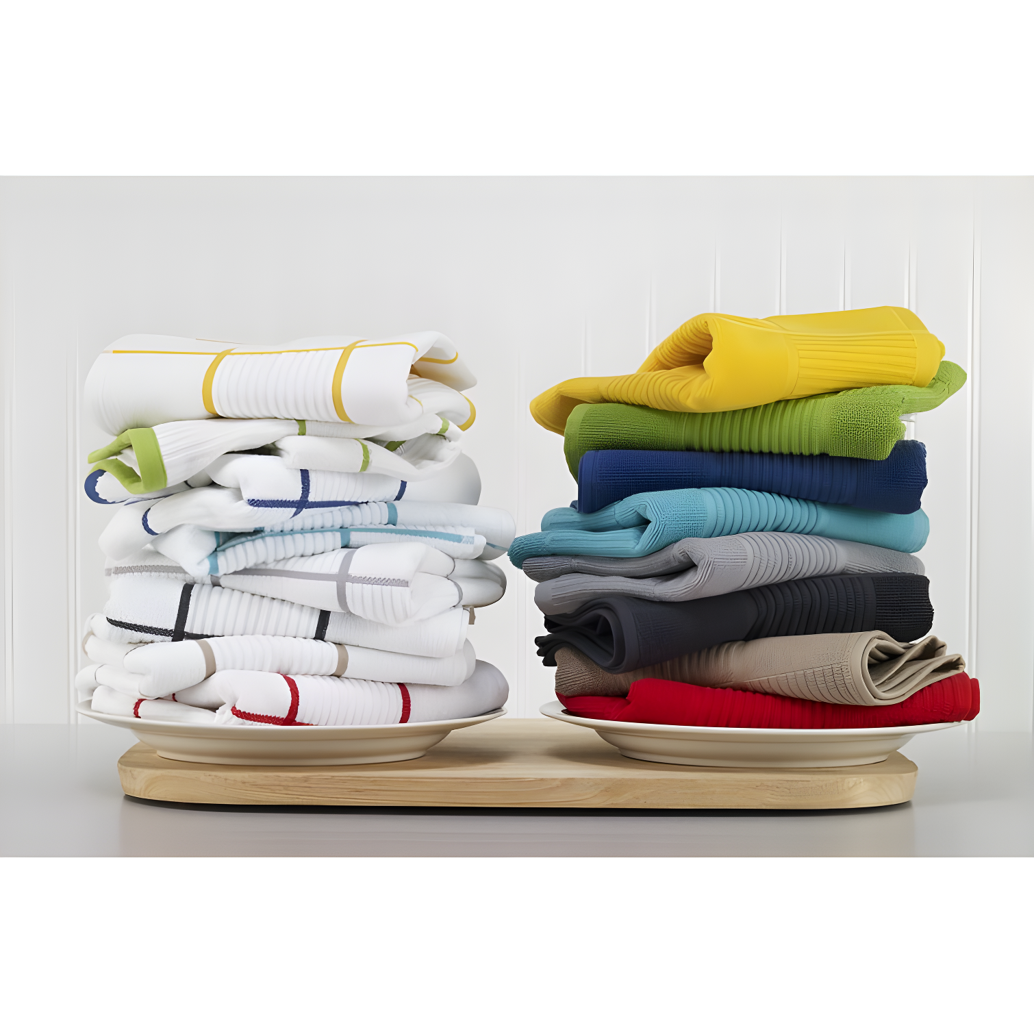 T-fal Solid and Check Dish Cloth