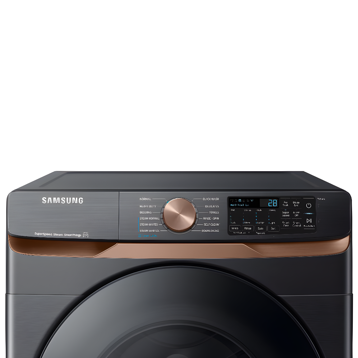 Samsung 5.0 cu. ft. Extra Large Capacity Smart Front Load Washer with Super Speed Wash and Steam