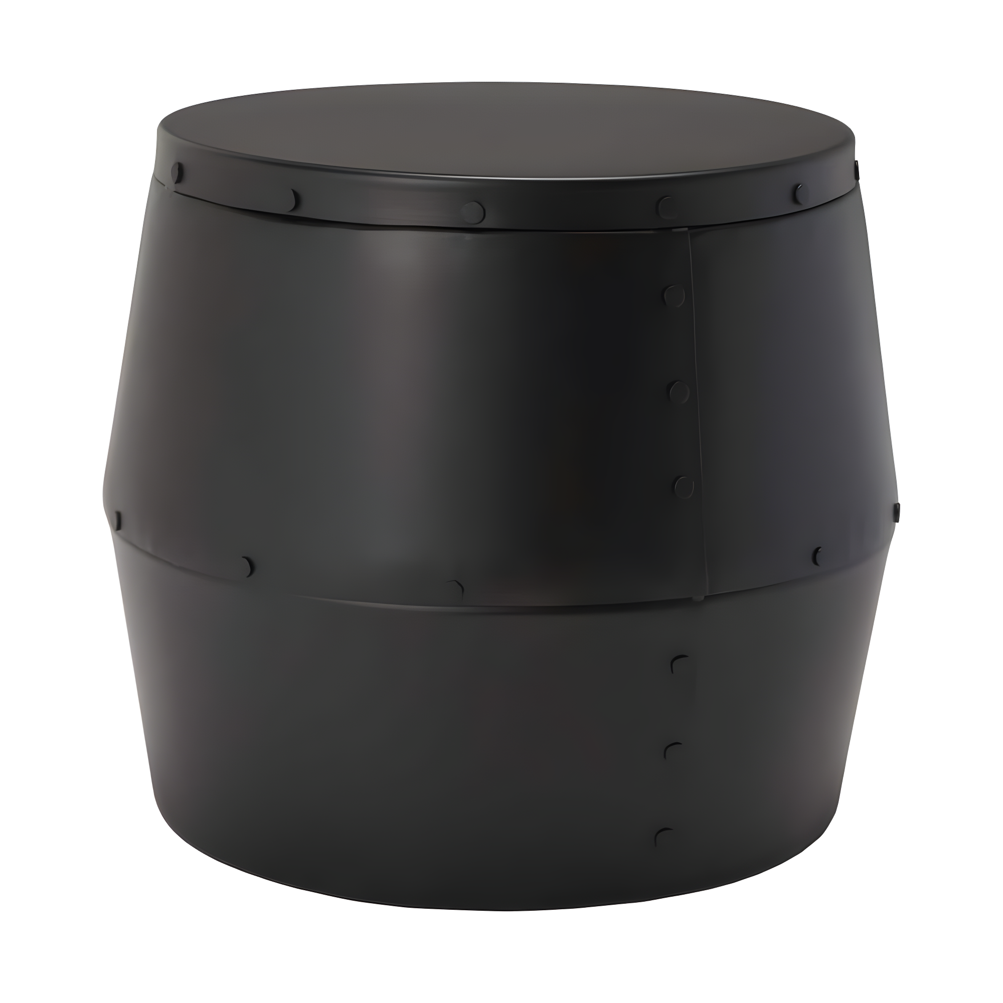 17 Stories Iron Accent Stool
