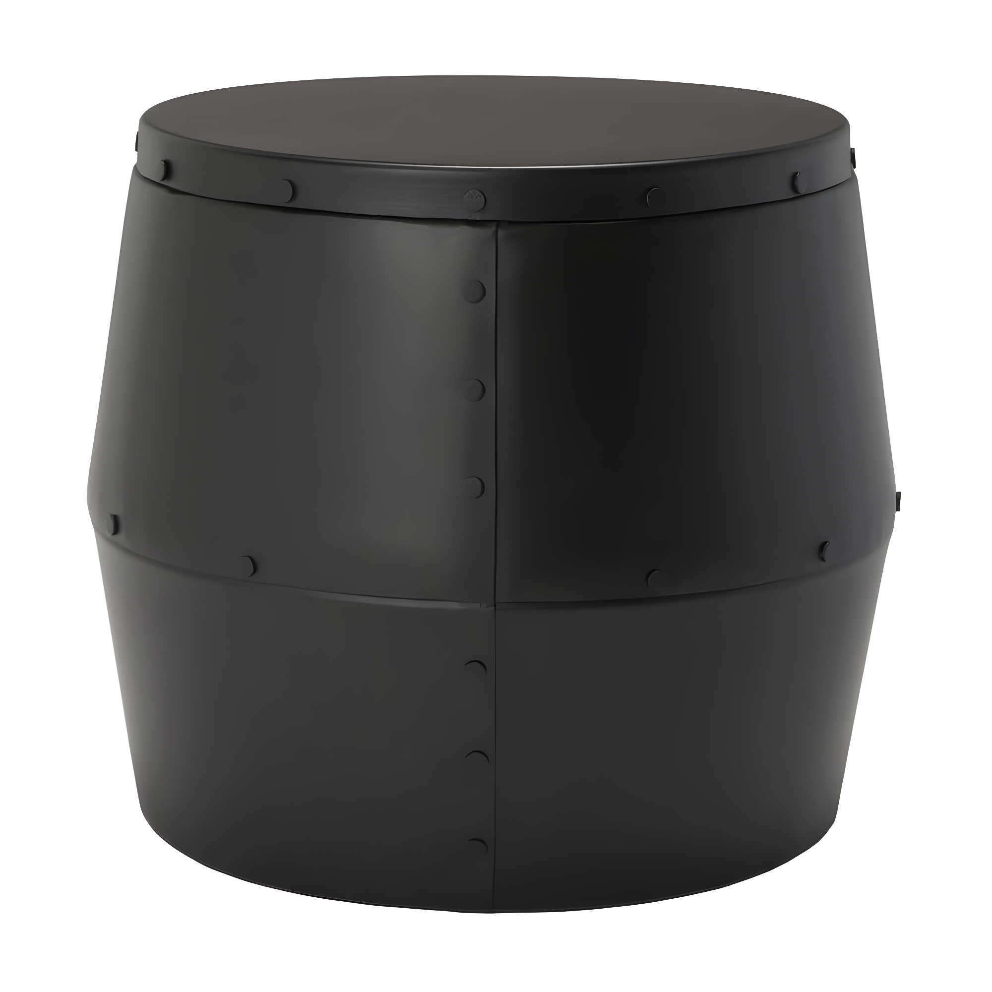 17 Stories Iron Accent Stool