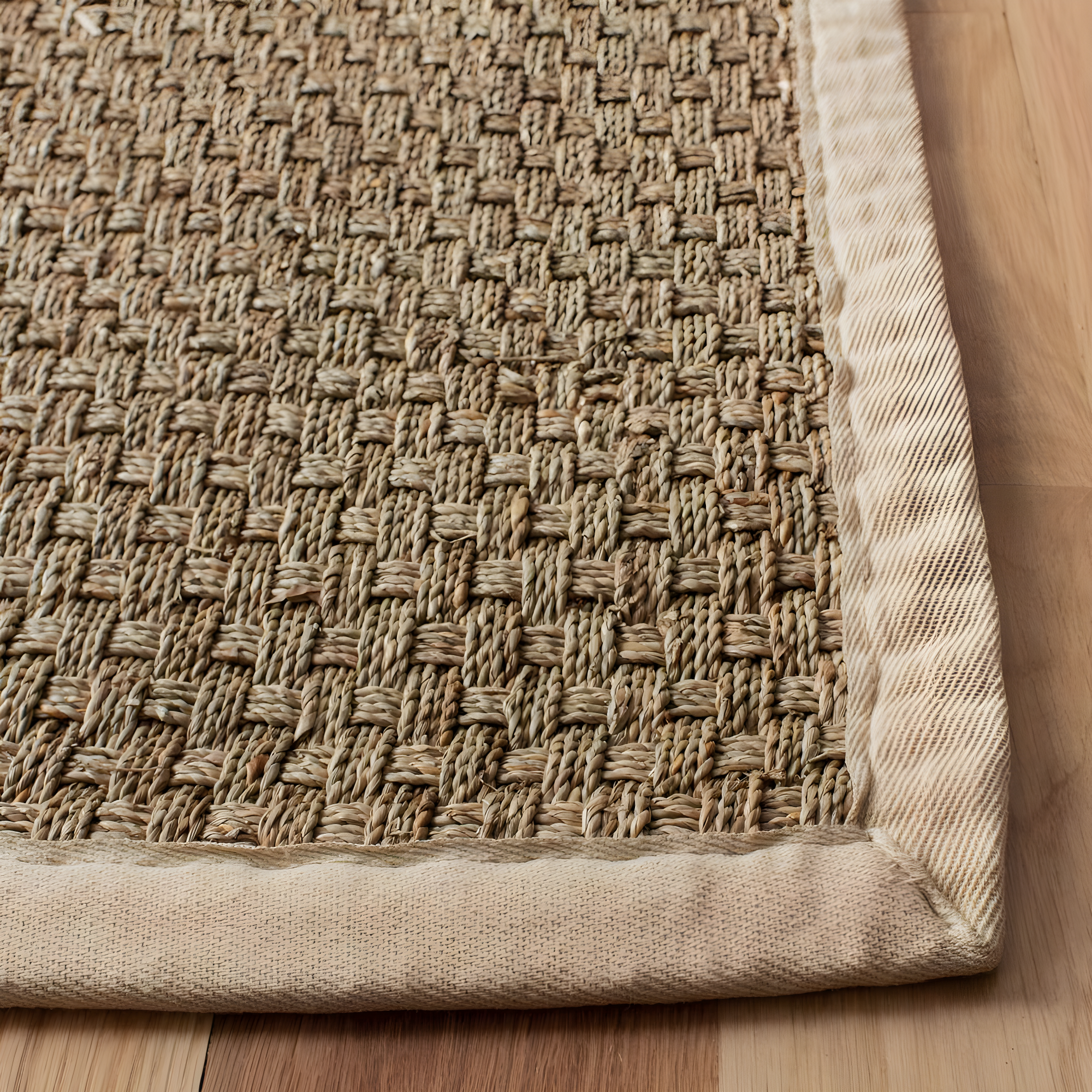 Natural Fiber NF114 Power Loomed Indoor Area Rug - Natural/Ivory - 5'x5' - Safavieh.