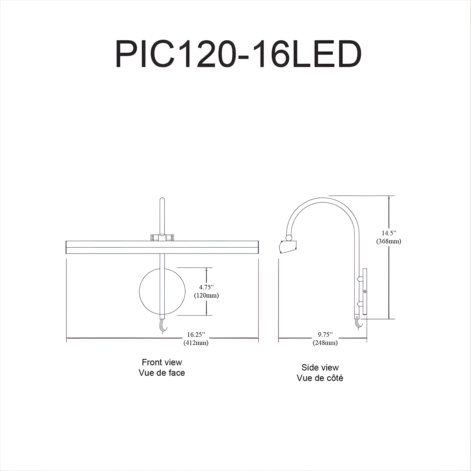 Orren Ellis Display/Exhibit Picture Light