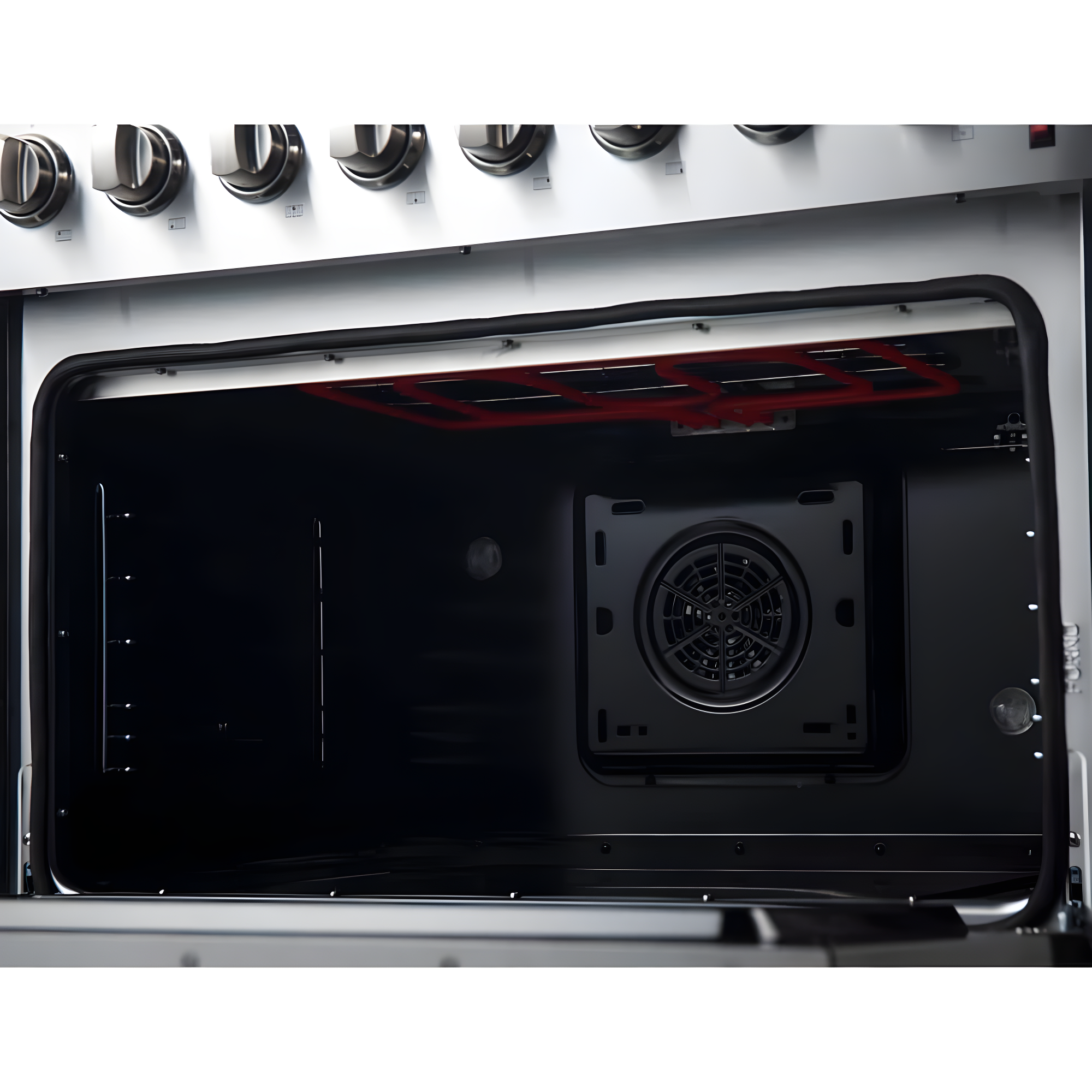 Forno Marco 36-Inch Dual Fuel Range Stainless Steel, 6 Burners, 5.36 cu.ft. True Conve FFSGS6197-36