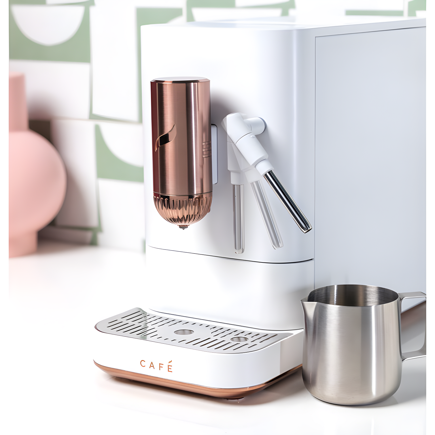 Café™ Matte White Affetto Automatic Espresso Machine