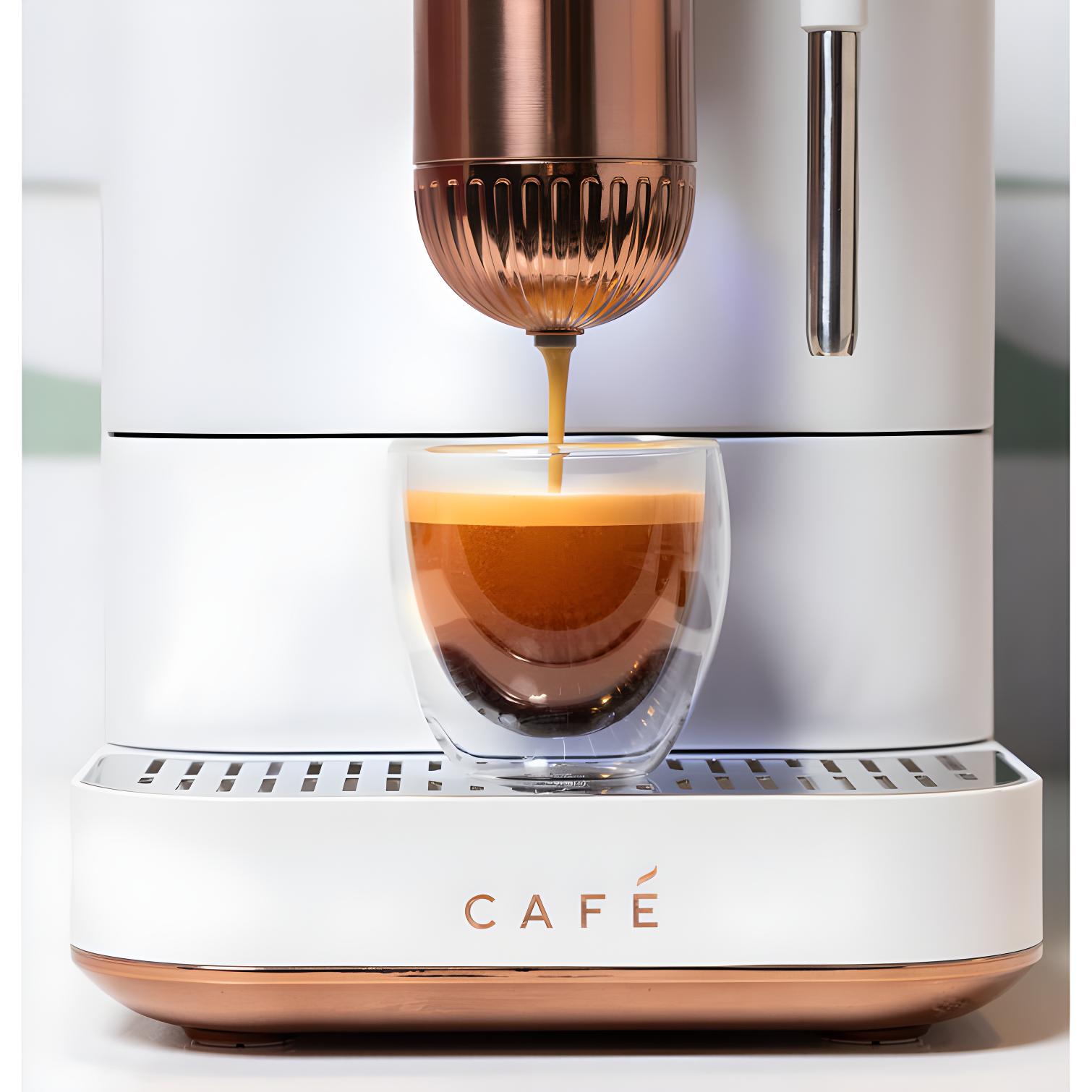 Café™ Matte White Affetto Automatic Espresso Machine