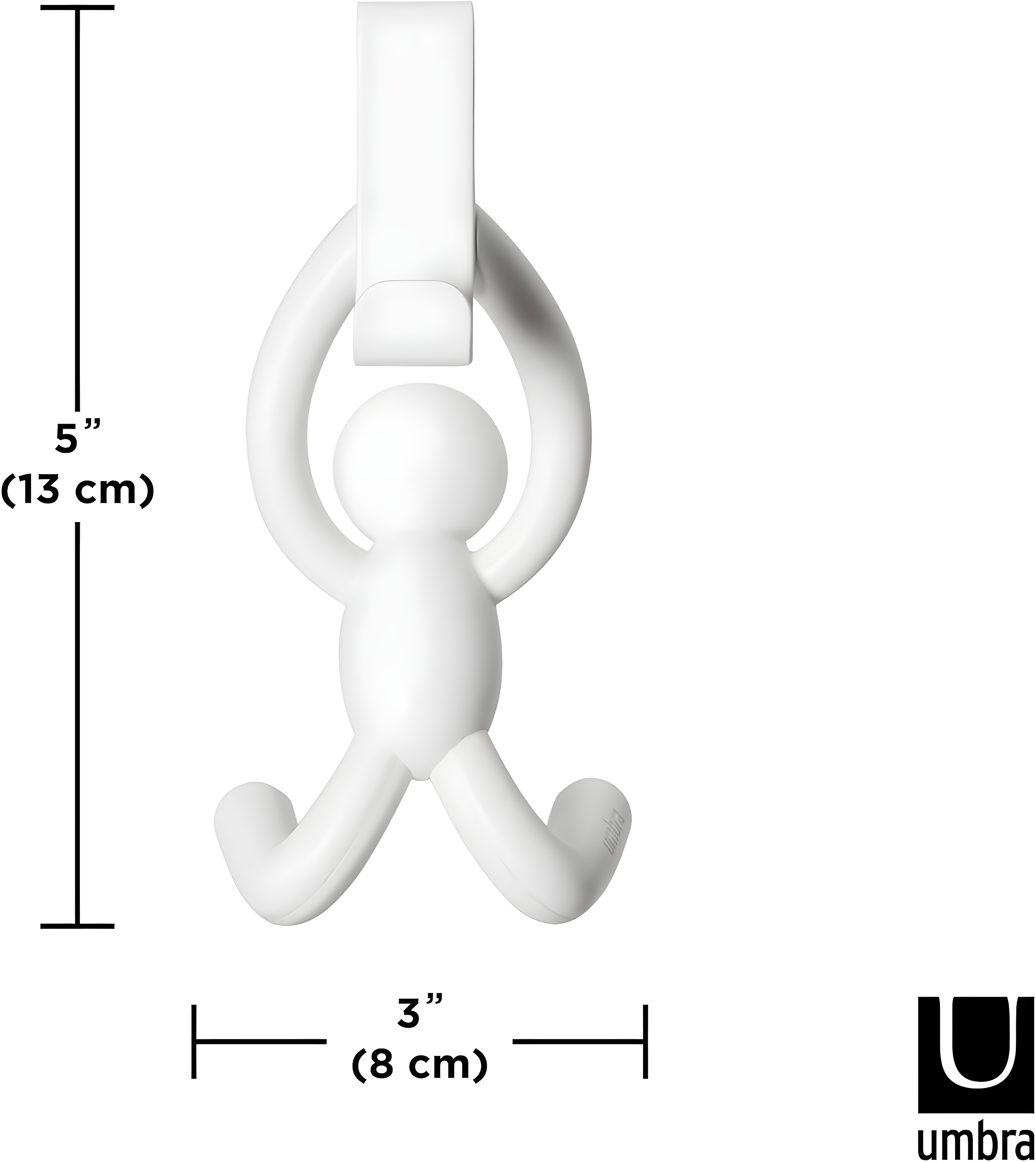 Umbra Buddy Plastic Over-the-Door Wall Hook (Set of 2)