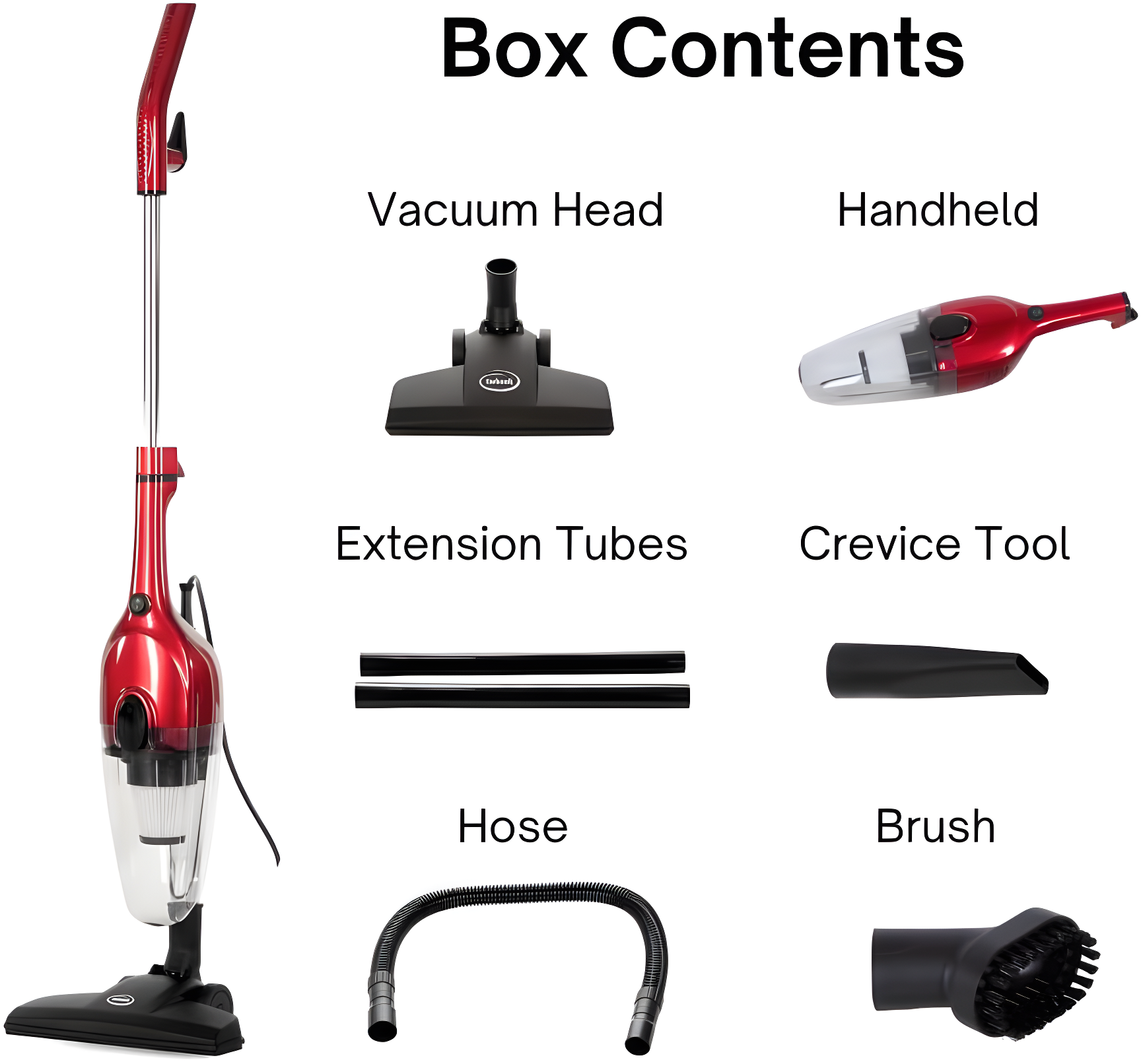 2-in-1 Handheld and Upright Convertible Vacuum Cleaner