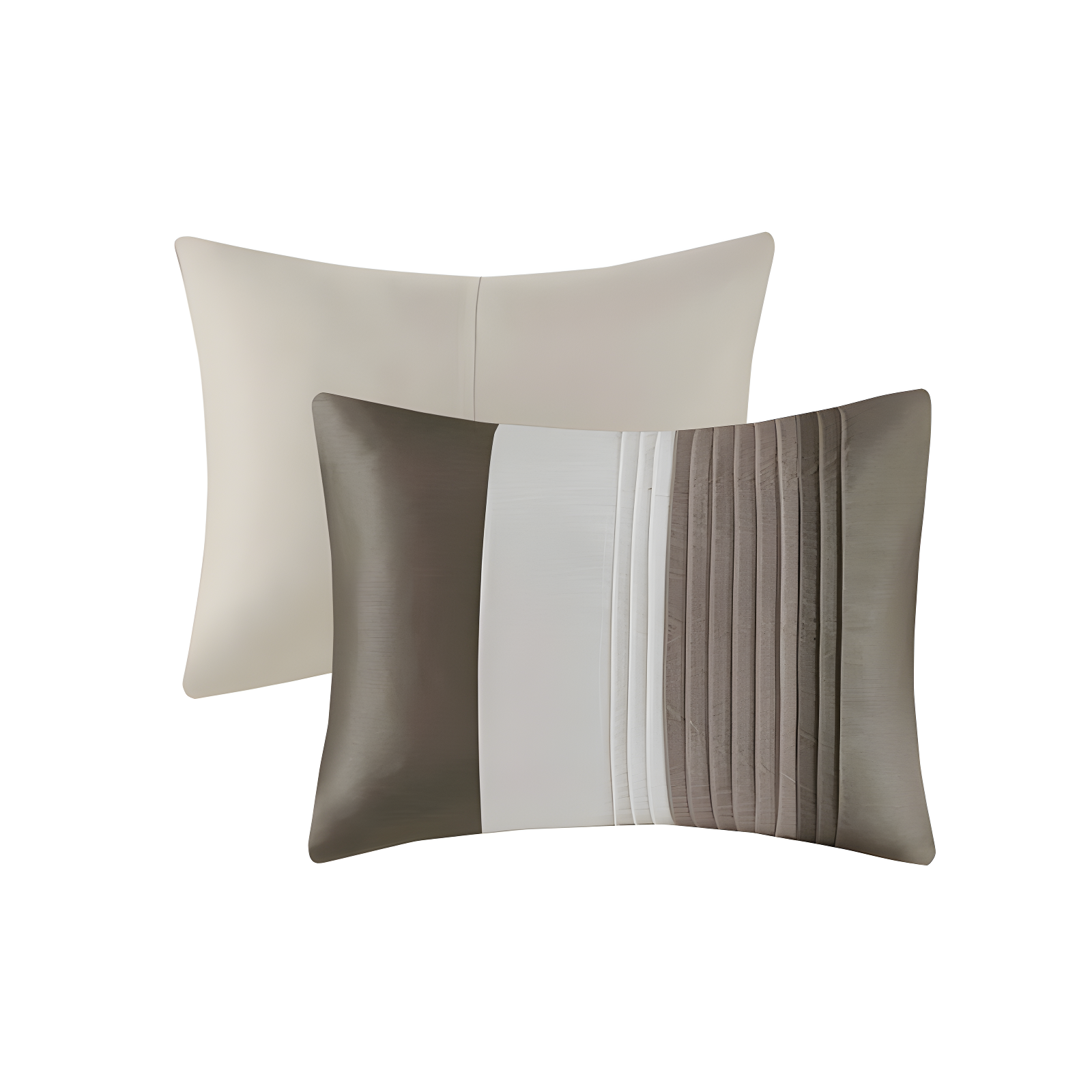 Madison Park Amherst 7 Piece Striped and Pleated Comforter Set