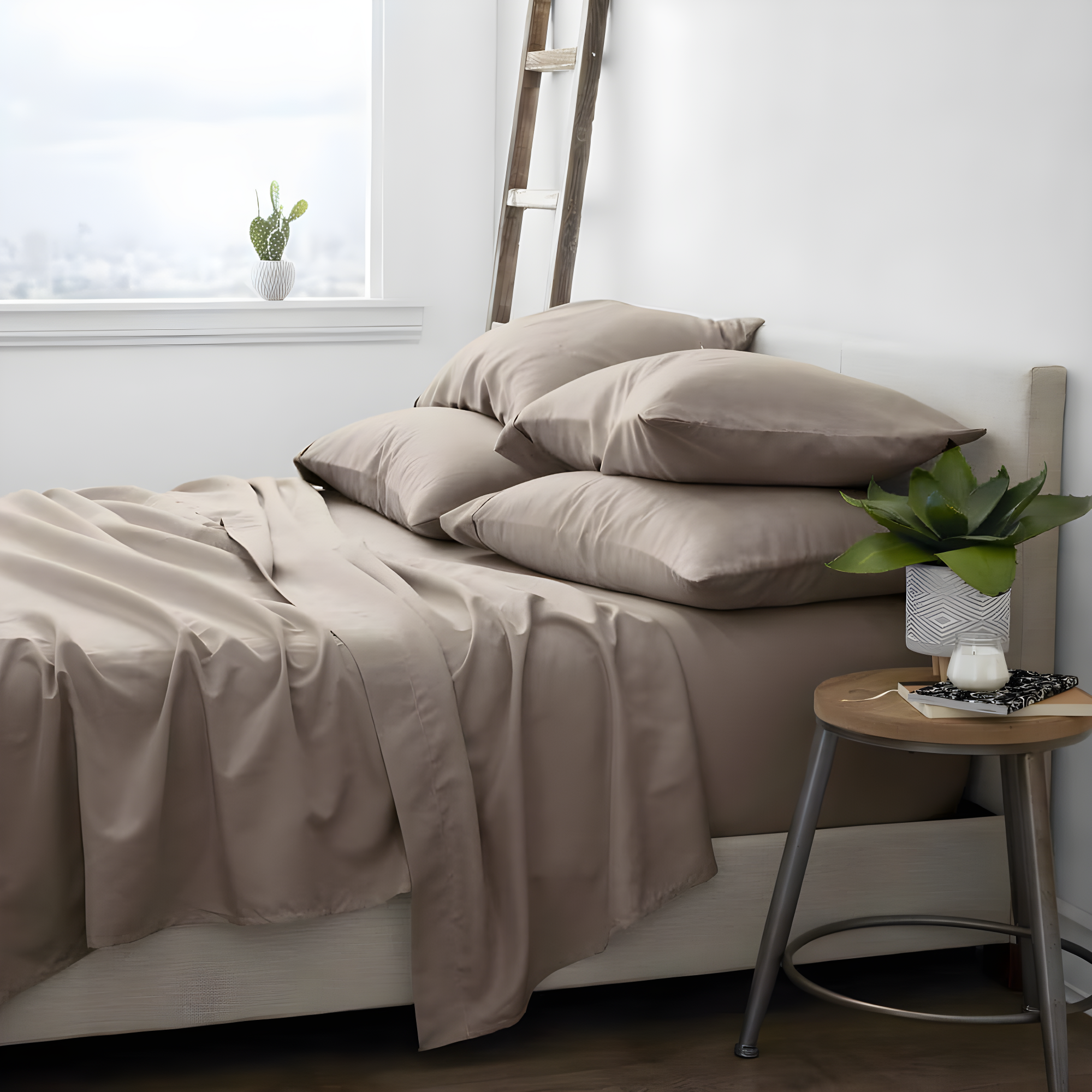 Simply Soft 6-Piece Wrinkle Free Microfiber Sheet Set with 16" Deep Pockets!