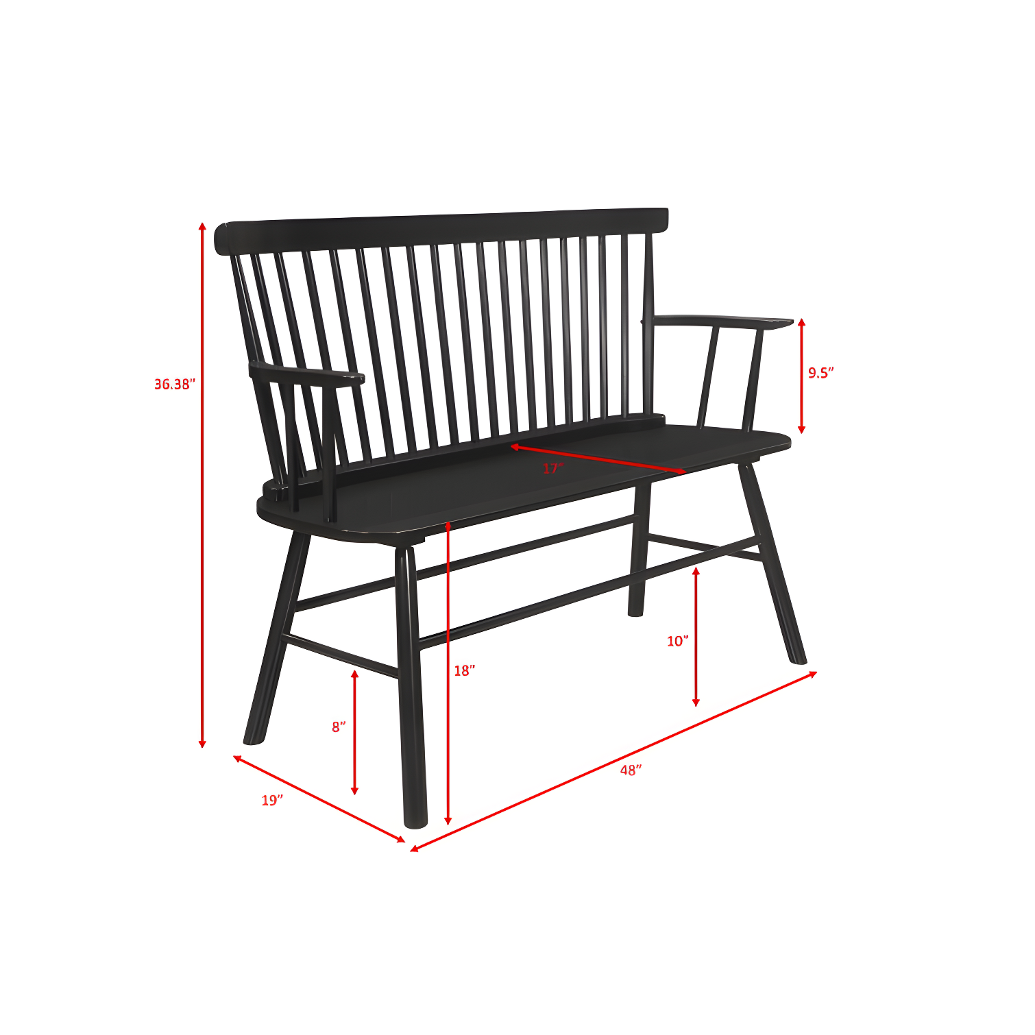 Dovecove Karlovy Wood Bench