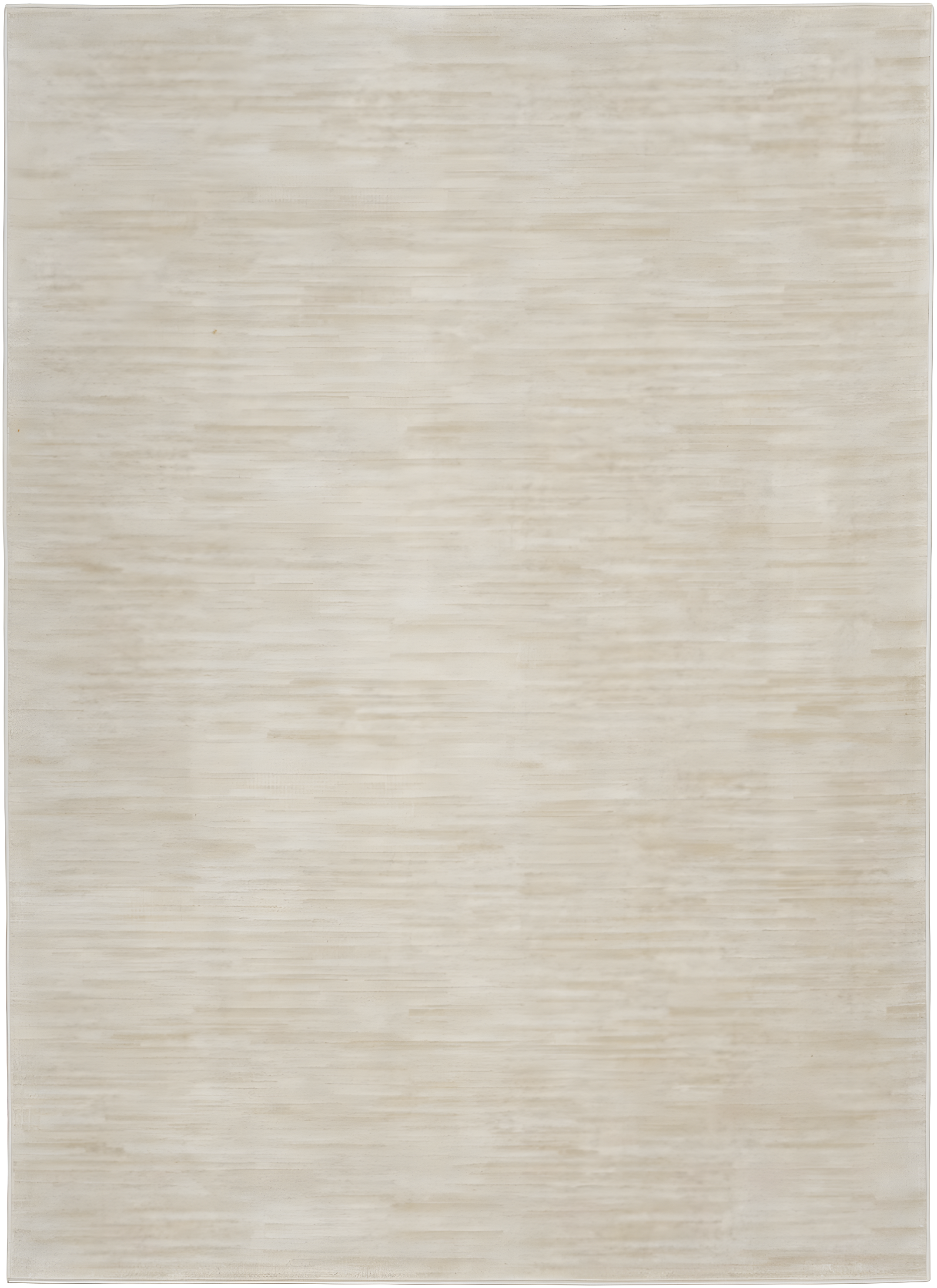 Nourison Essentials Easy Care Indoor Outdoor Area Rug - Ivory Beige 4' x 6'