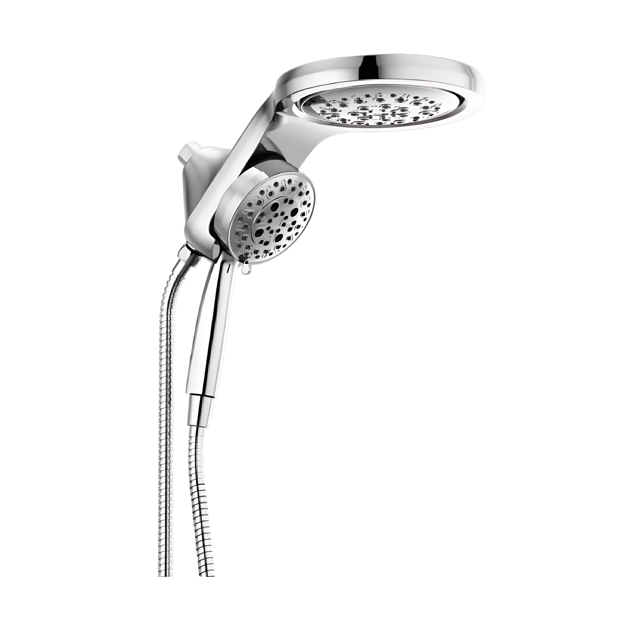 HydraChoice Hydrorain 5 Spray Dual Shower Head and Handheld Shower with H2Okinetic 1.75 GPM