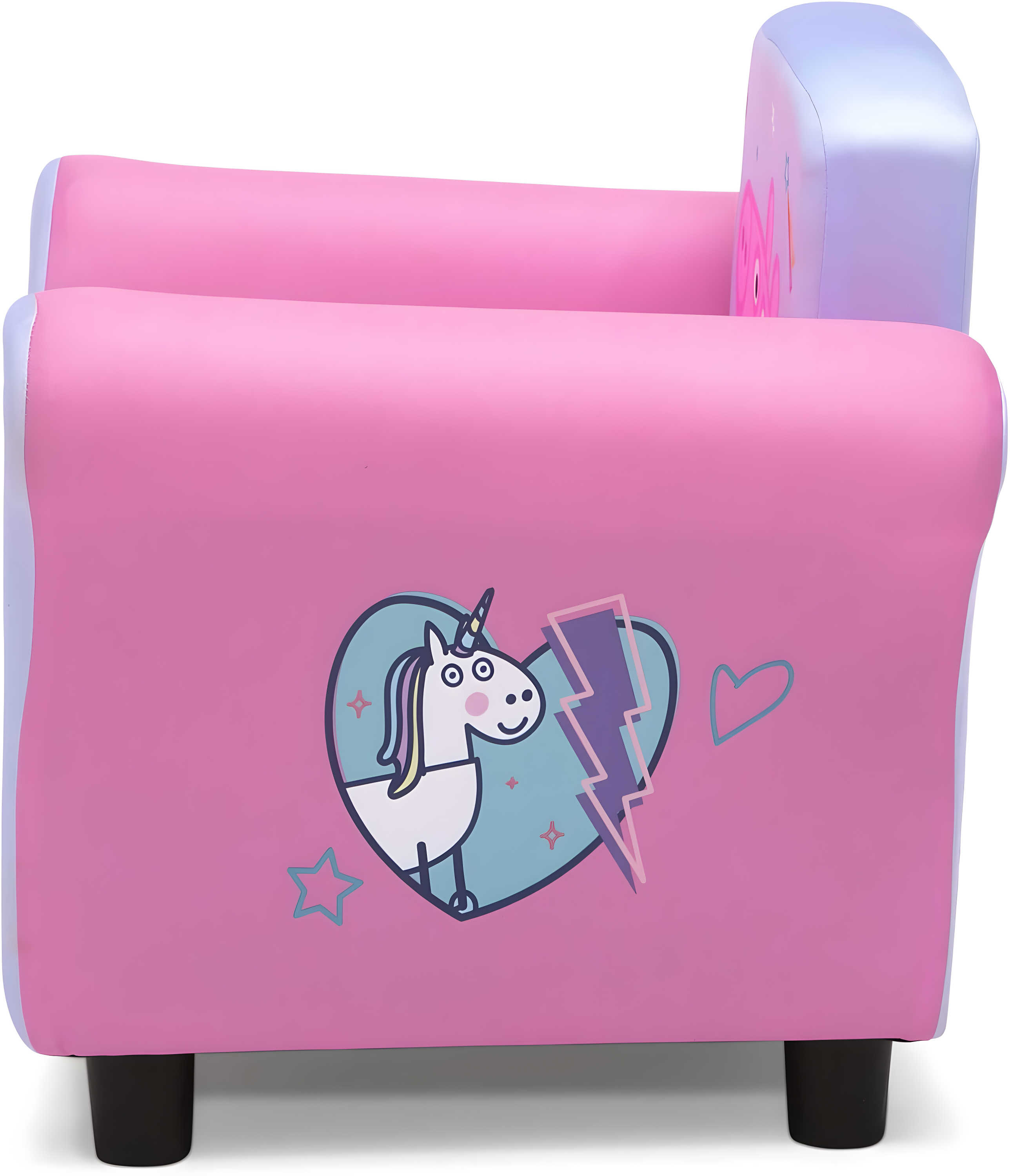 Delta Children Peppa Pig Upholstered Chair Kids Club