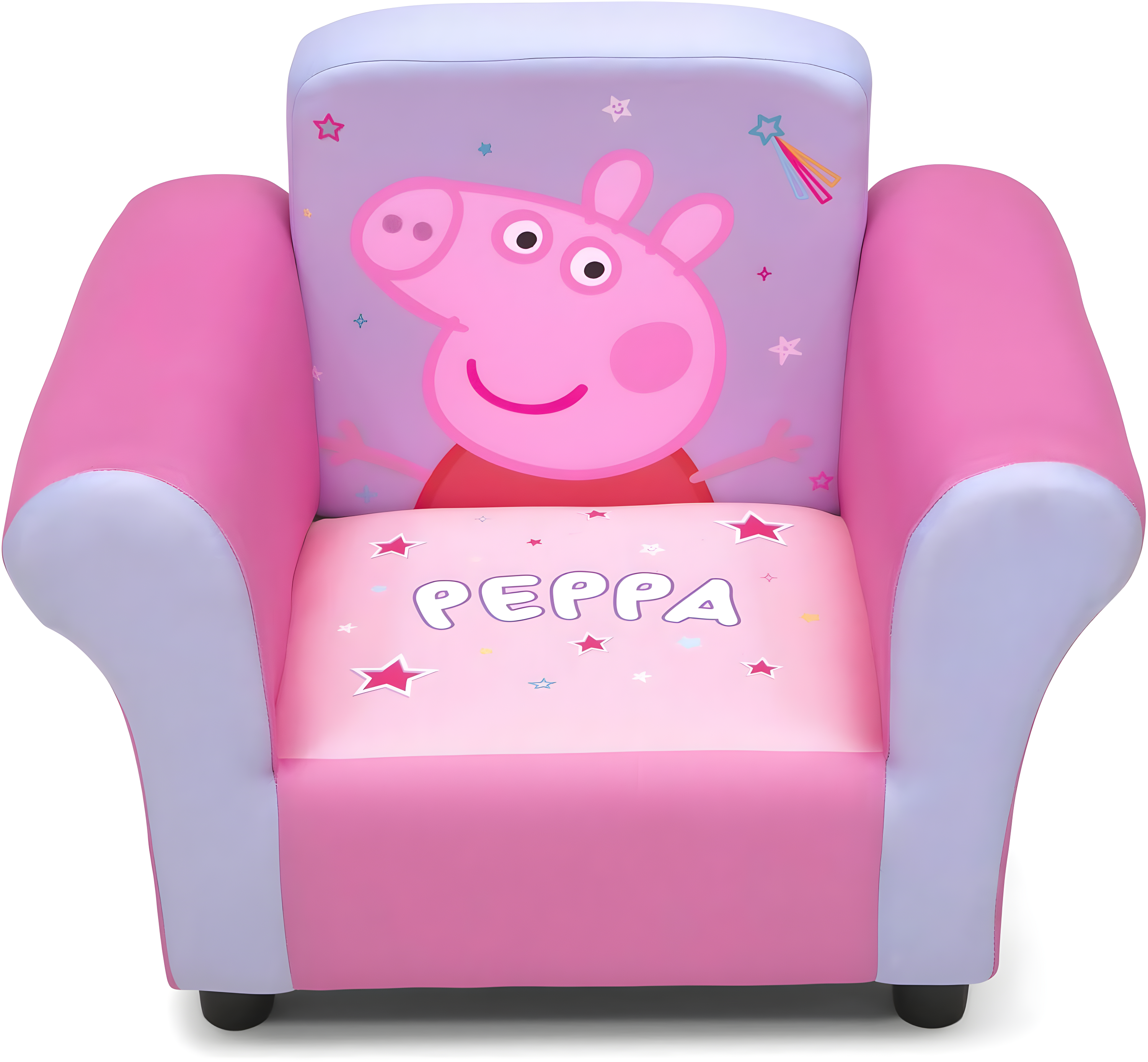 Delta Children Peppa Pig Upholstered Chair Kids Club