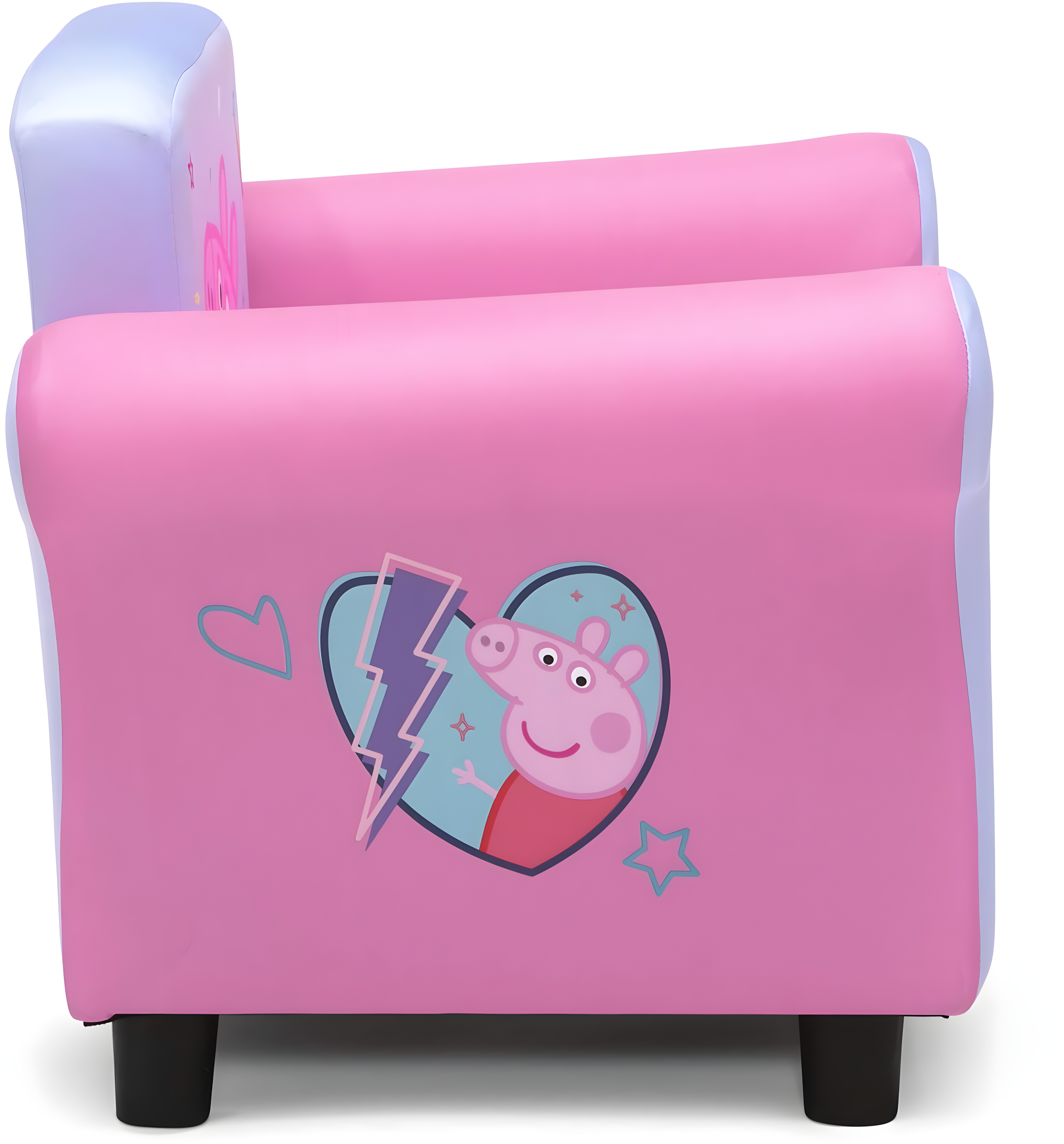 Delta Children Peppa Pig Upholstered Chair Kids Club
