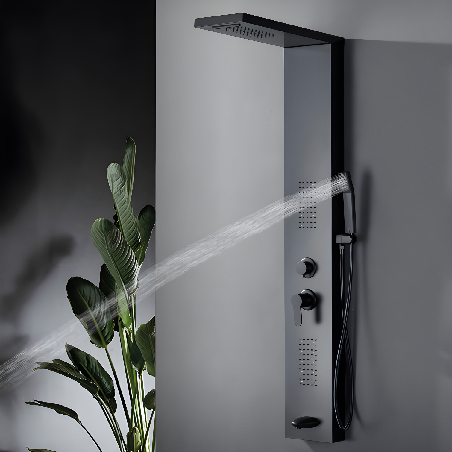 57.99'' Shower Panel with Fixed Shower Head