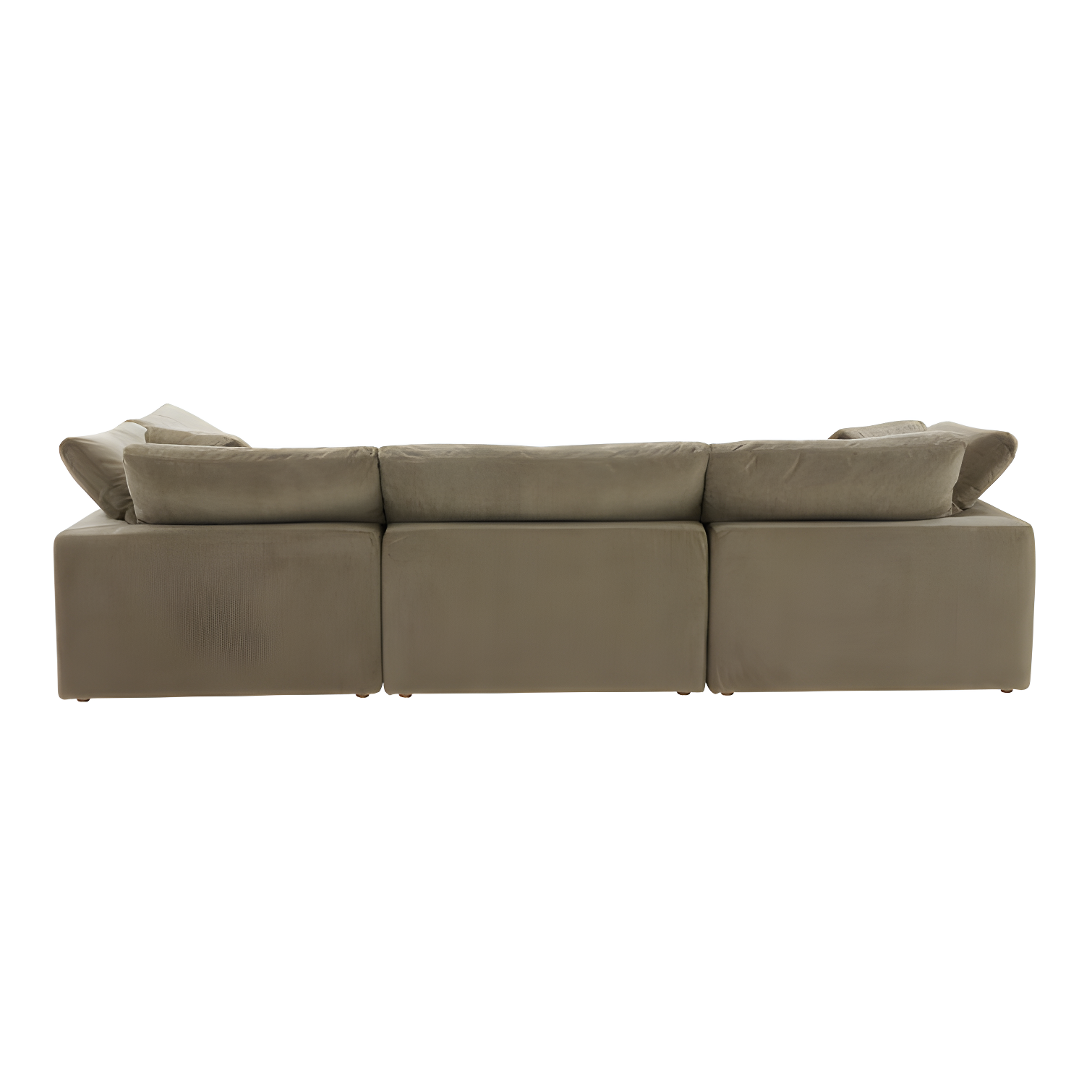 Desert Sage Performance Fabric Modular Sectional with Removable Cushions