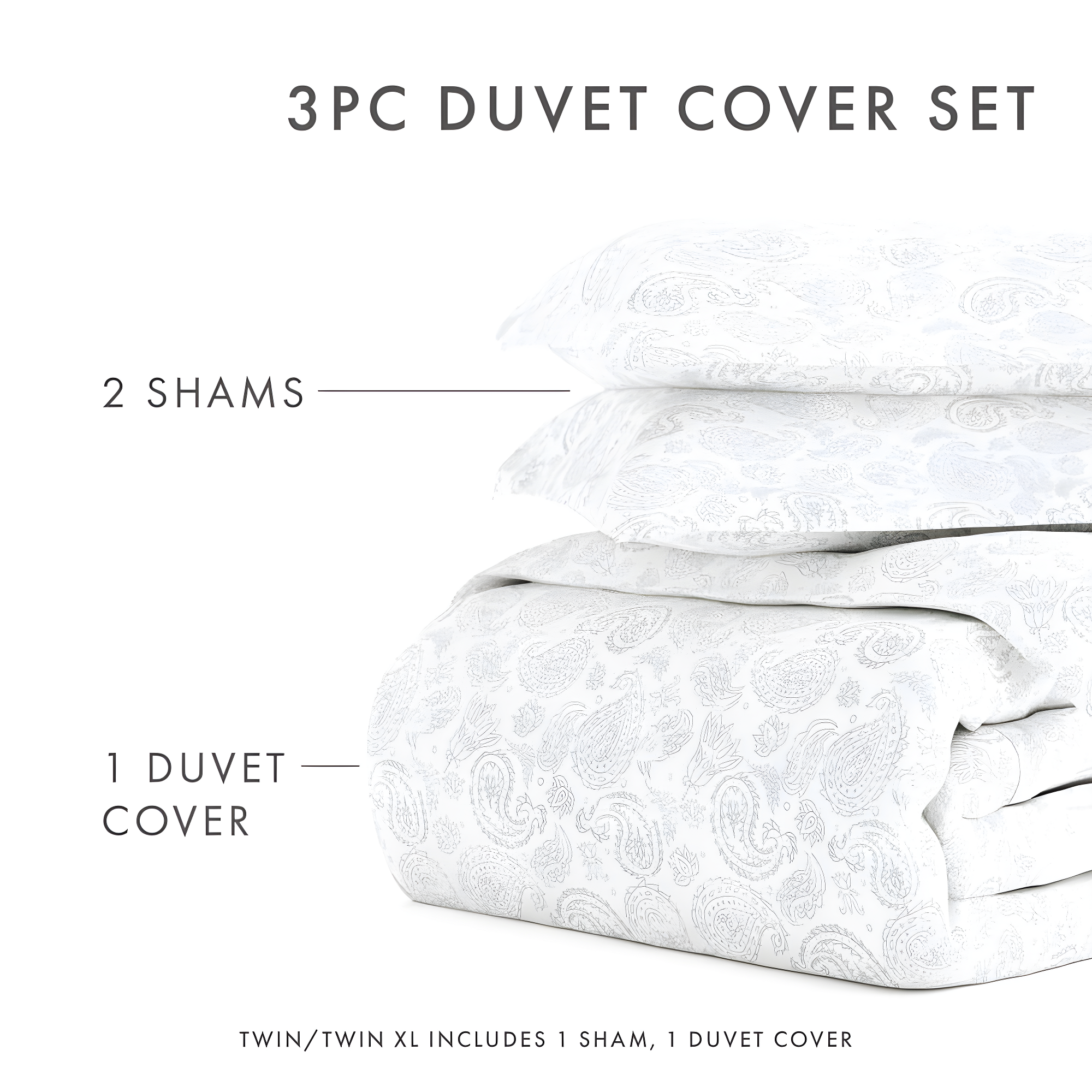 Becky Cameron™ Modern & Contemporary Paisley Duvet Cover Set