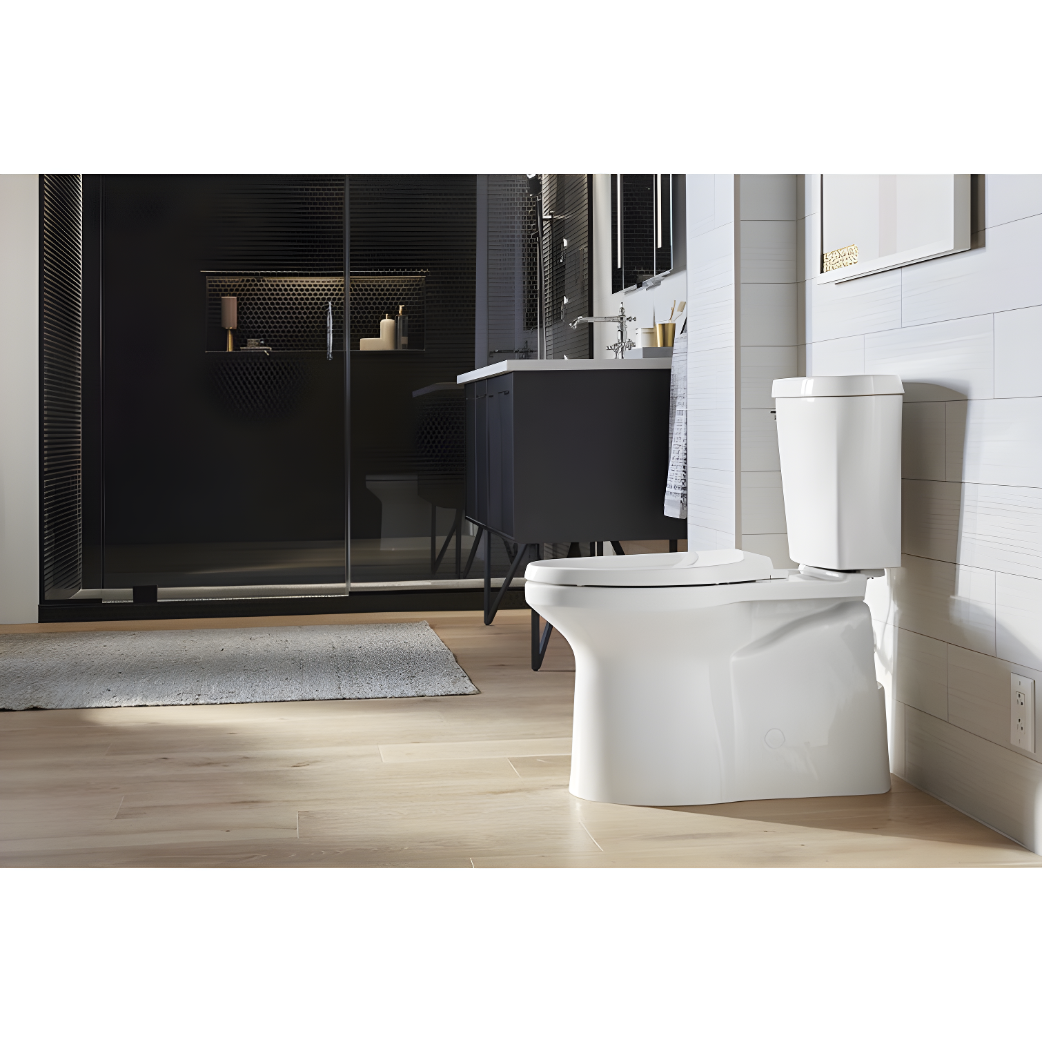 Betello 1.28 GPF (Water Efficient) Elongated Two-Piece Toilet (Seat Not Included)