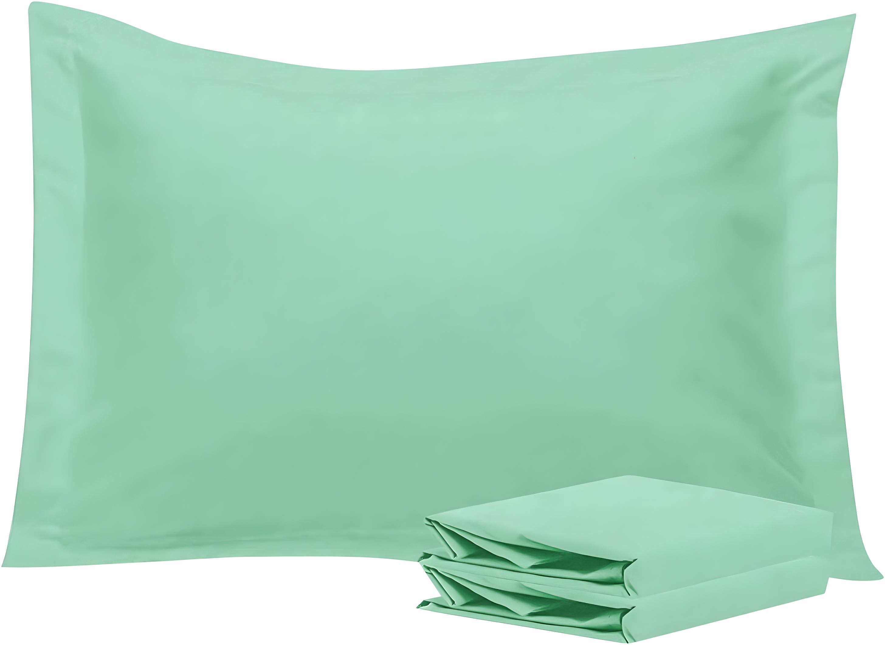 Bed Pillow Shams, 1800 Brushed Microfiber Oxford Pillowcases - NTBAY (Set of 2)