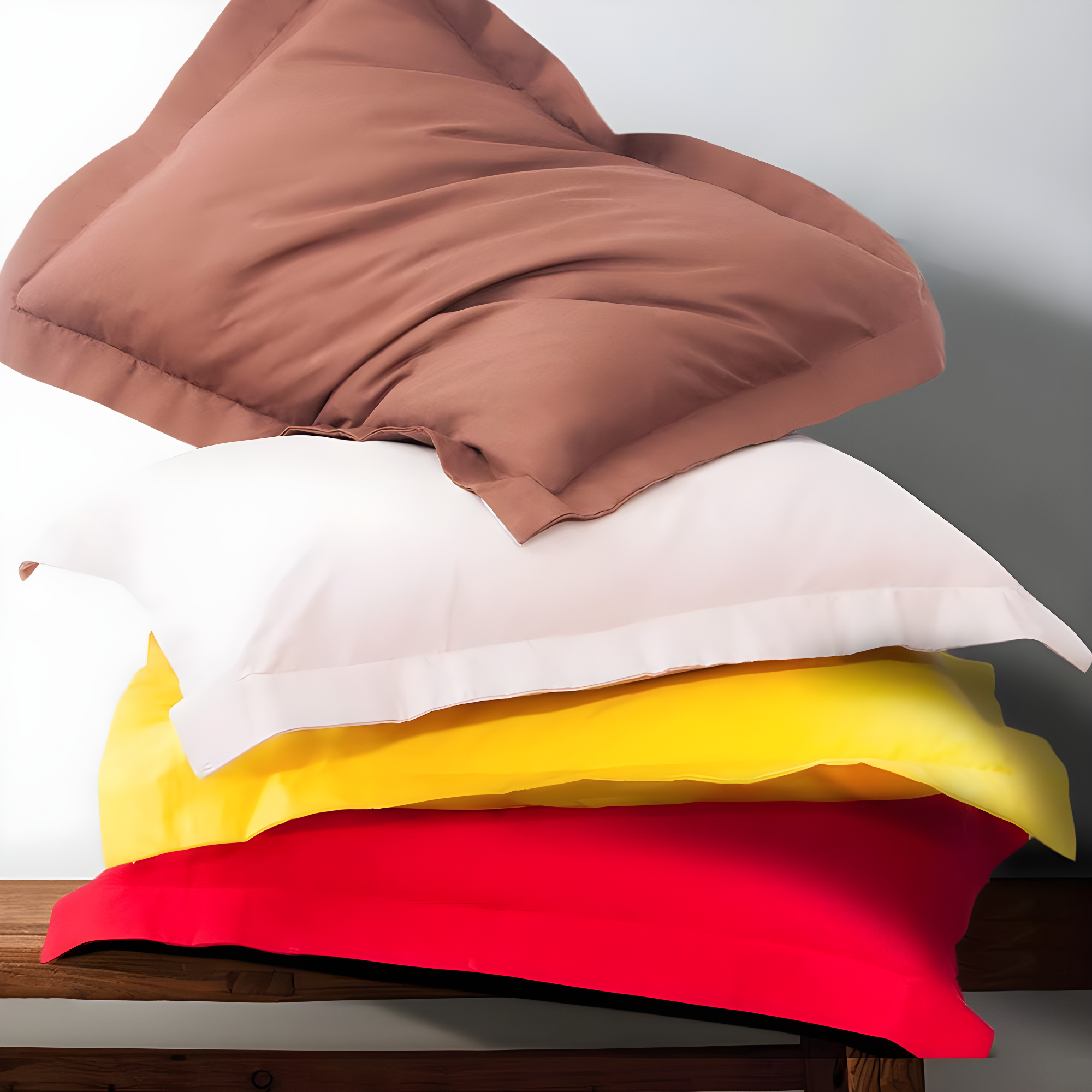Bed Pillow Shams, 1800 Brushed Microfiber Oxford Pillowcases - NTBAY (Set of 2)