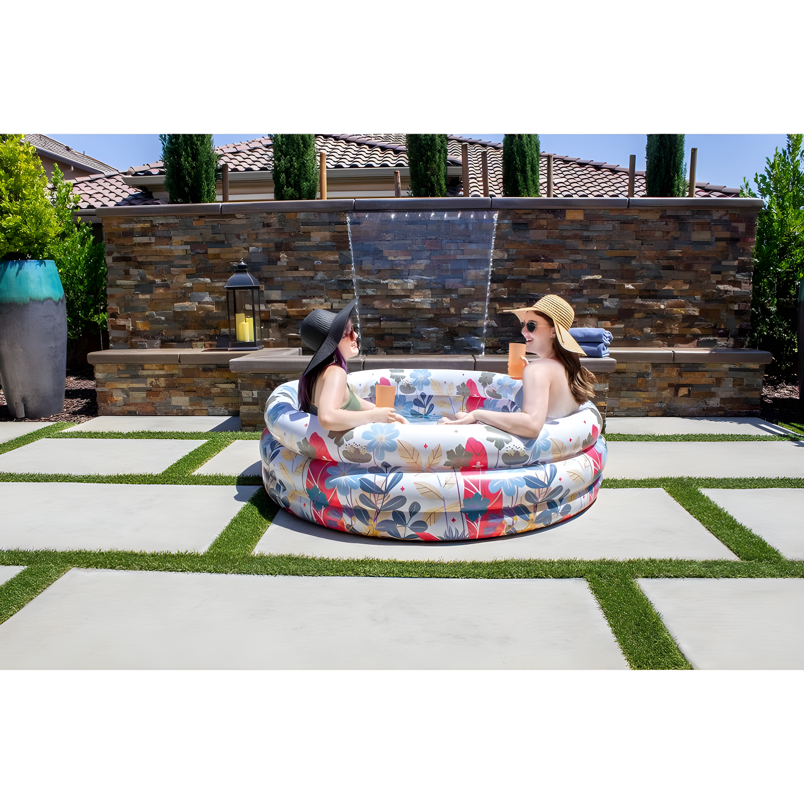 Poolmaster Summer Garden Inflatable Swimming Pool