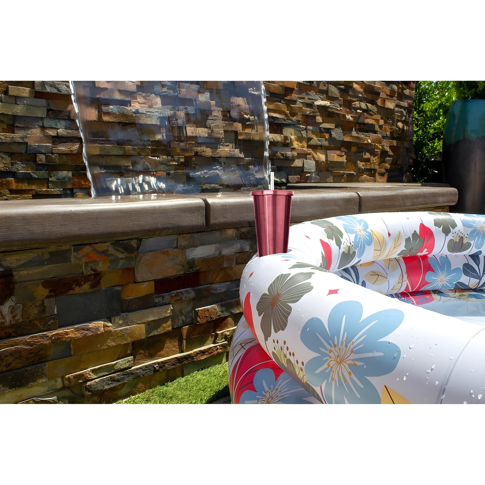 Poolmaster Summer Garden Inflatable Swimming Pool