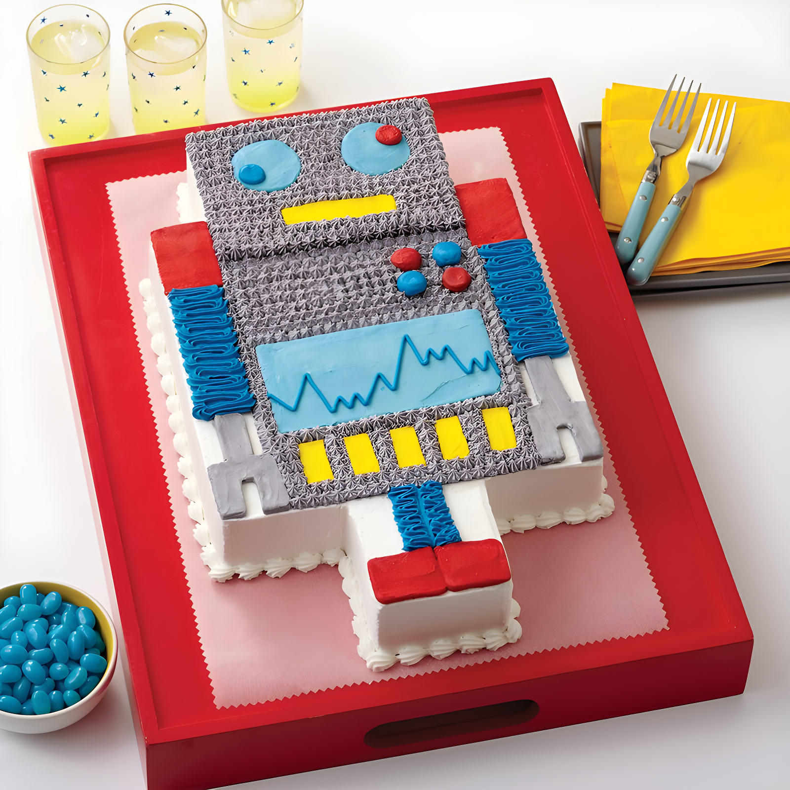 Wilton Countless Celebrations Non-Stick Rectangle 10 Piece Cake Pan Set