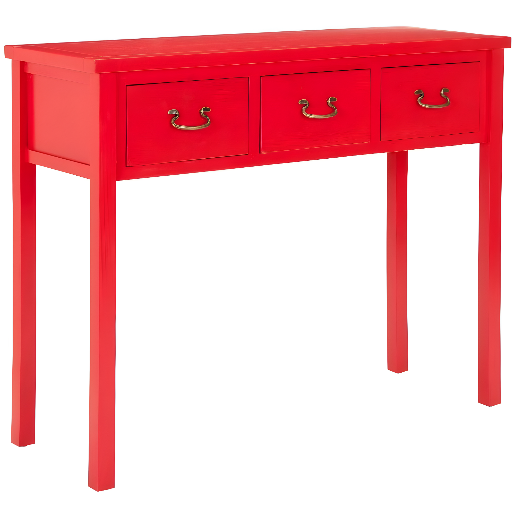 Cindy Console Table - Hot Red - Safavieh