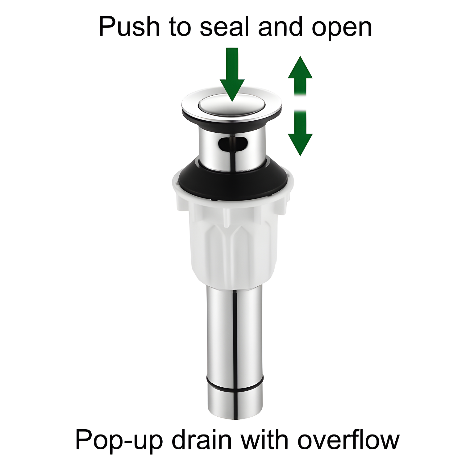 Doris Waterfall Centerset 2-handle Bathroom Faucet with Drain Assembly