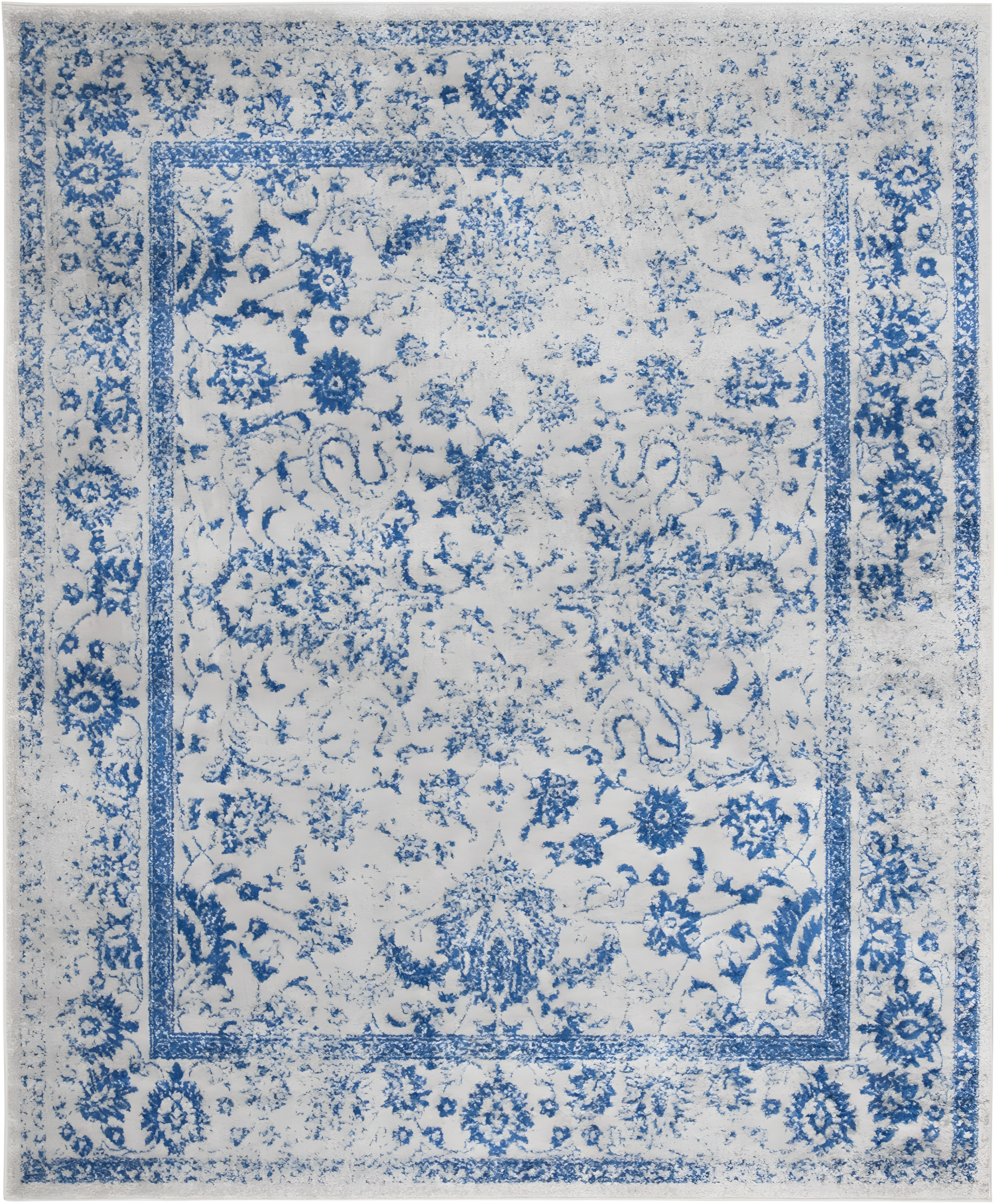 Adirondack ADR109 Machine Made Indoor Area Rug - Grey/Blue - 9'x12' - Safavieh