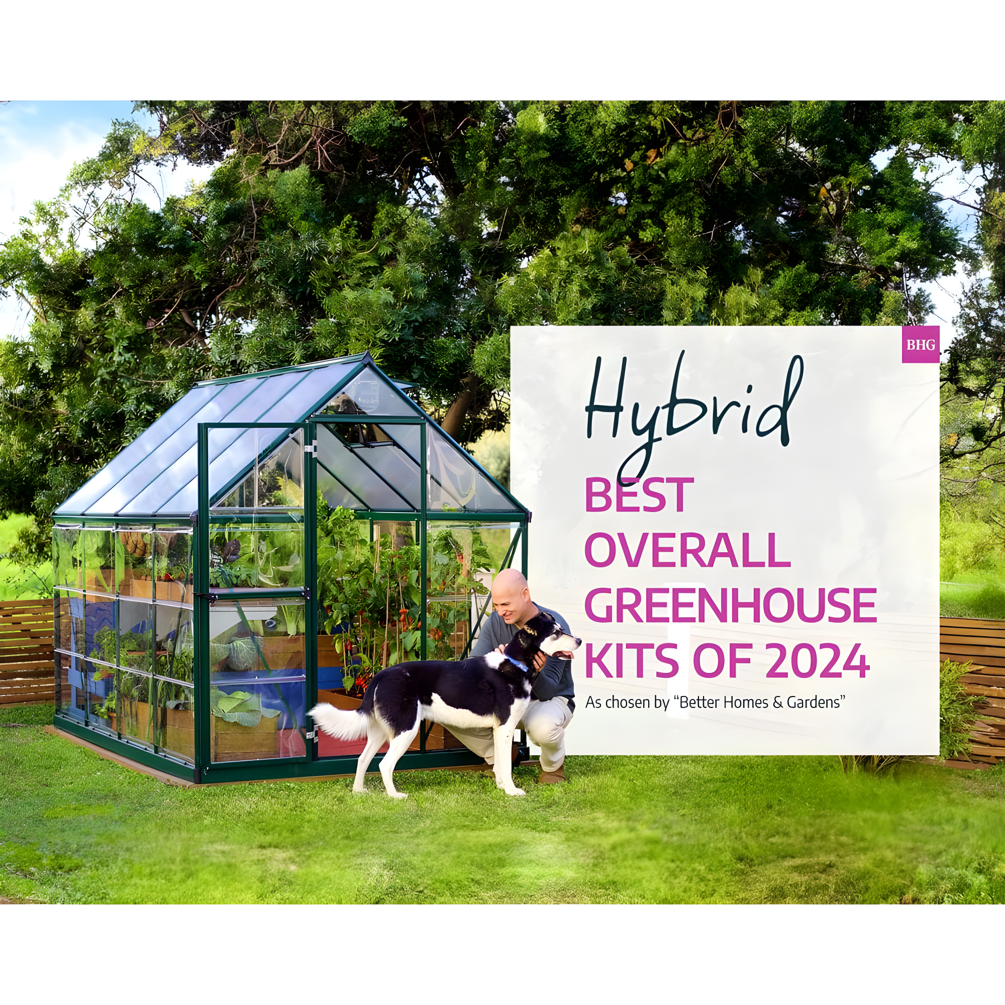 Palram - Canopia Hybrid Polycarbonate Hobby Greenhouse