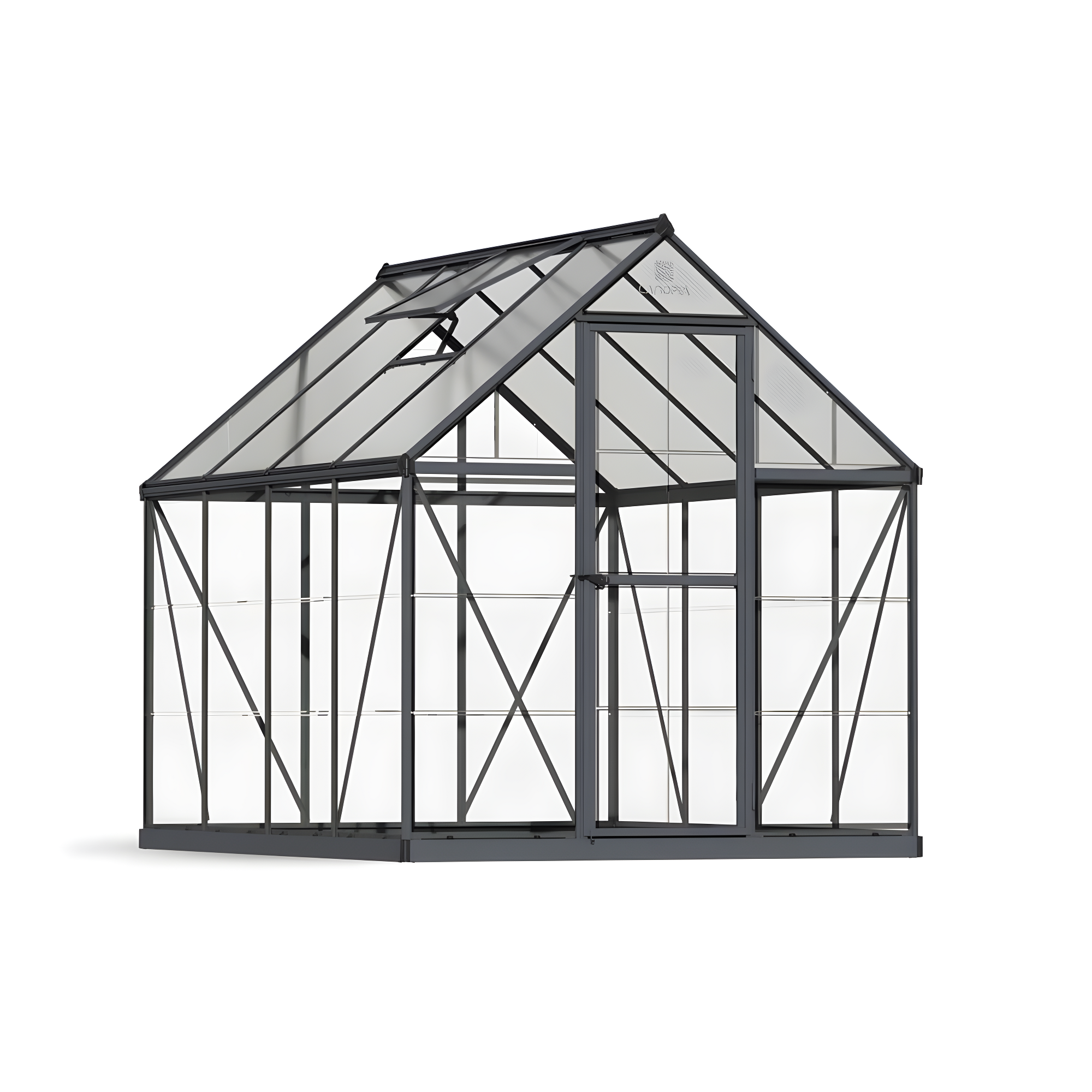 Palram - Canopia Hybrid Polycarbonate Hobby Greenhouse