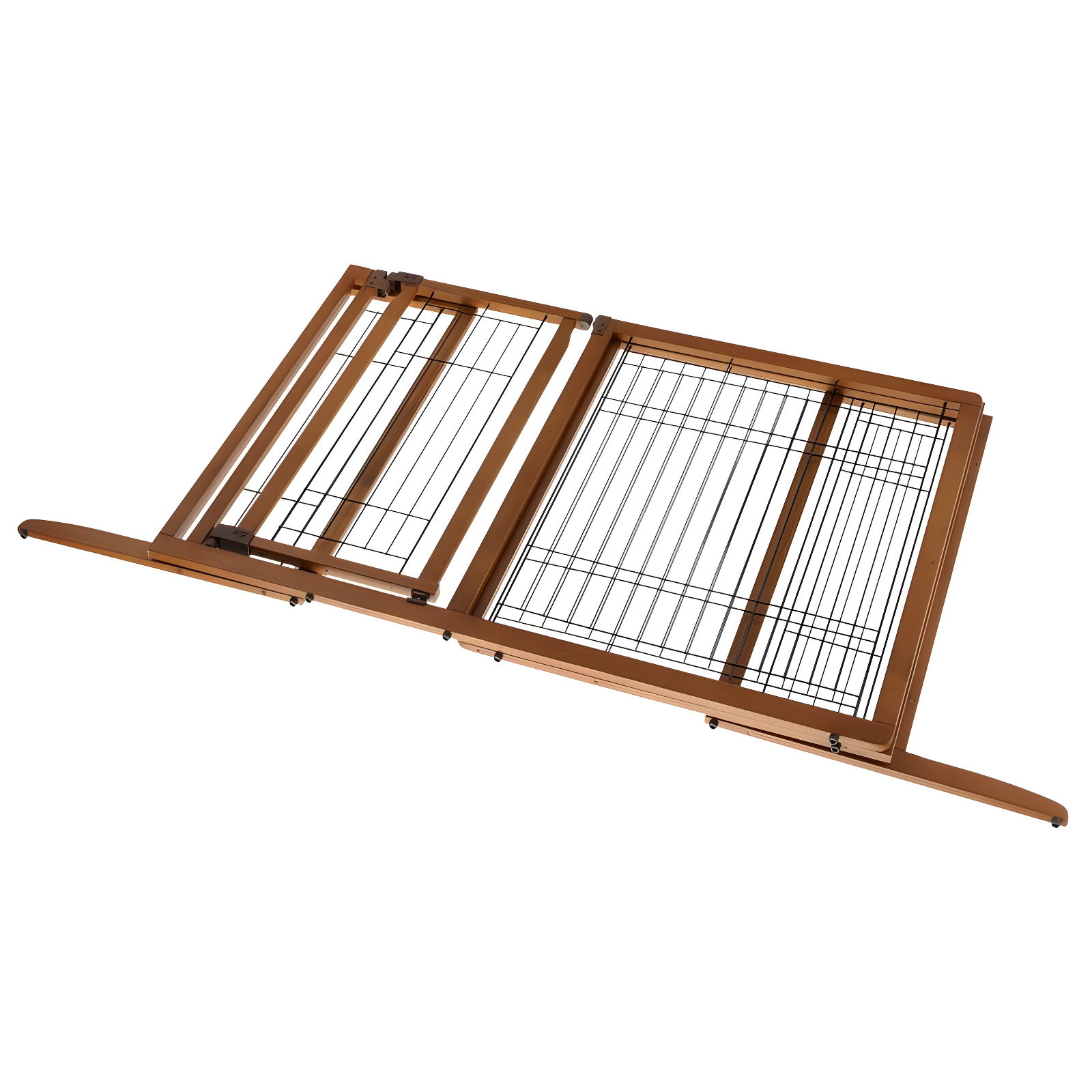 Wood Free Standing Pet Gate