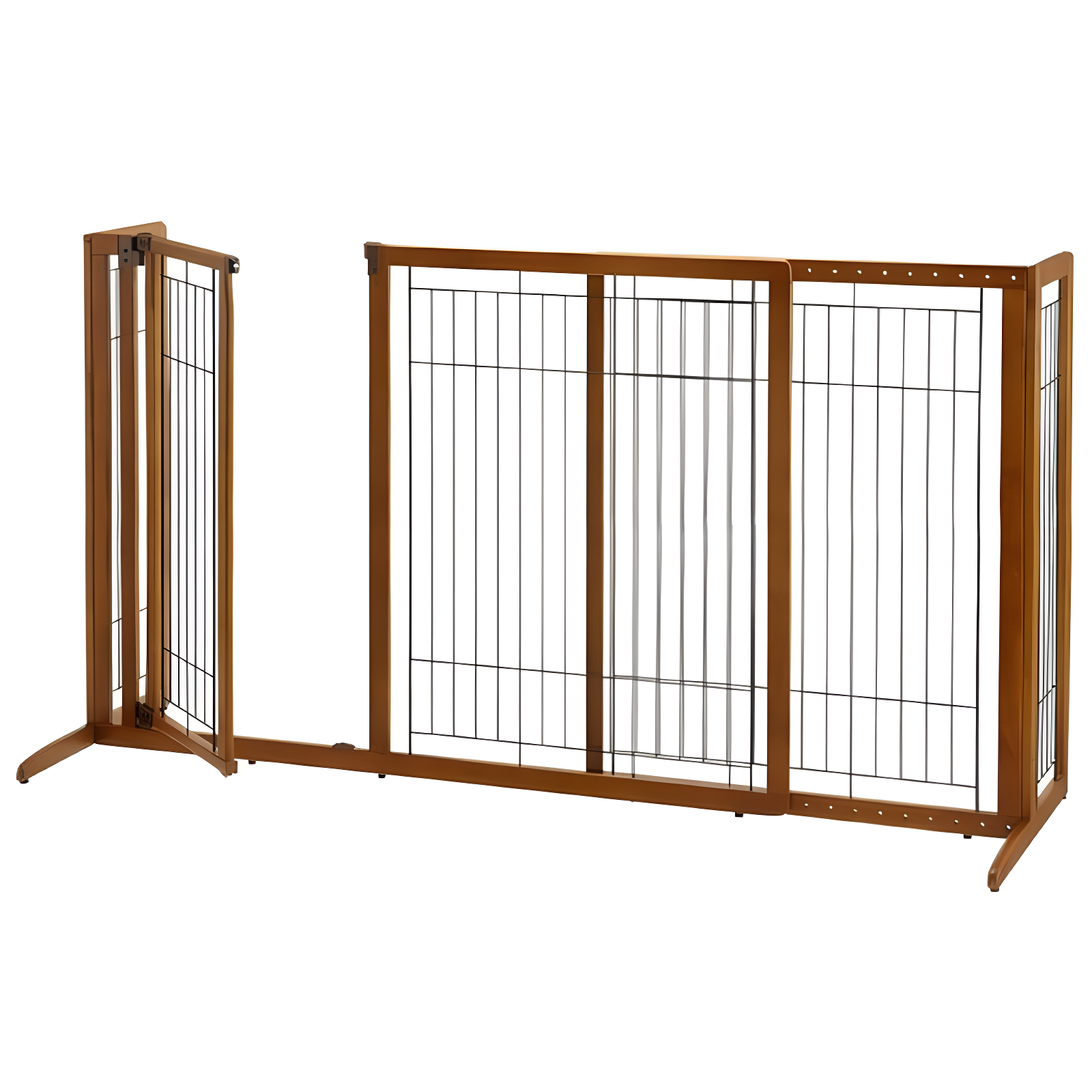 Wood Free Standing Pet Gate