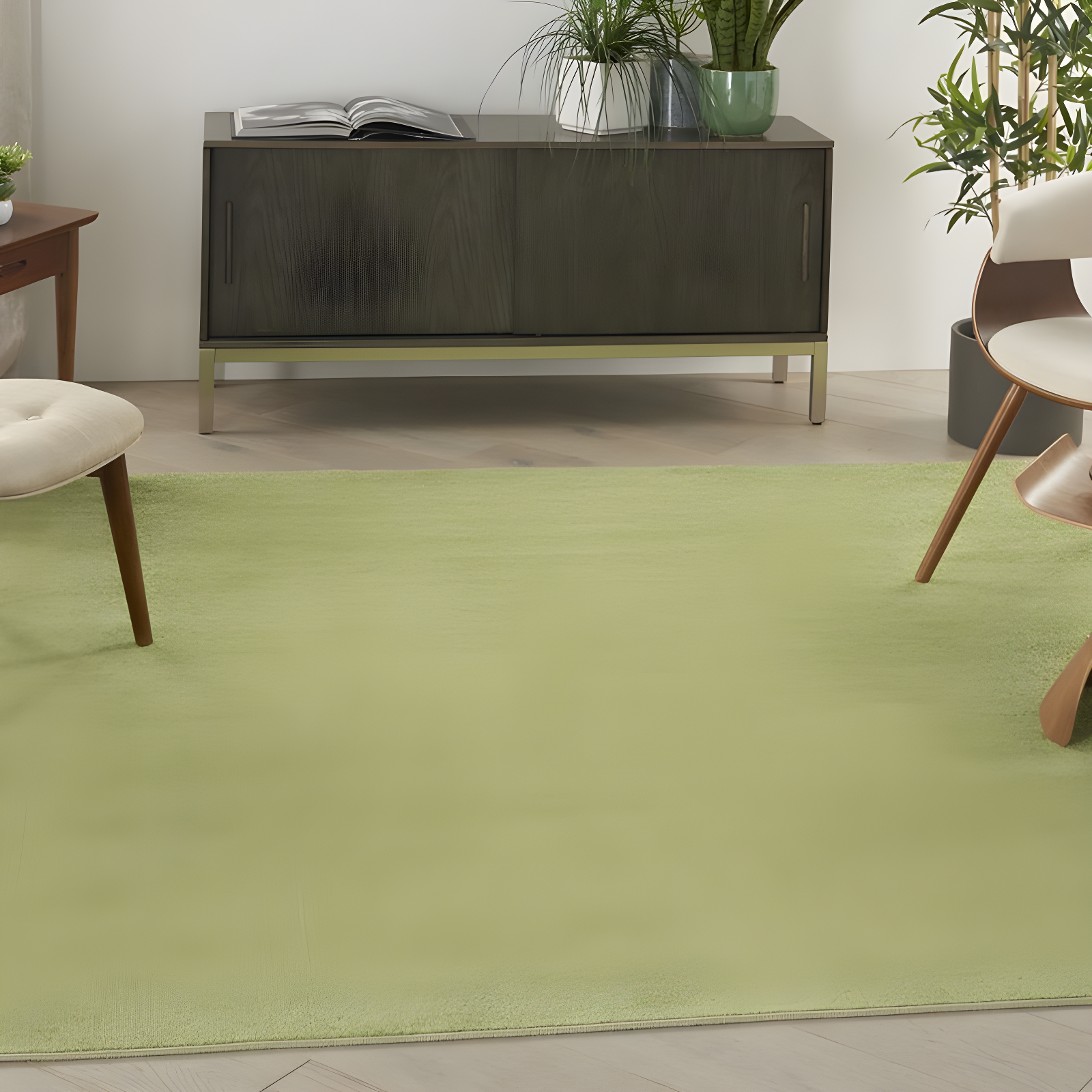 Nourison Nourison Essentials NRE01 Indoor/outdoor Area Rug - Green 5' x square