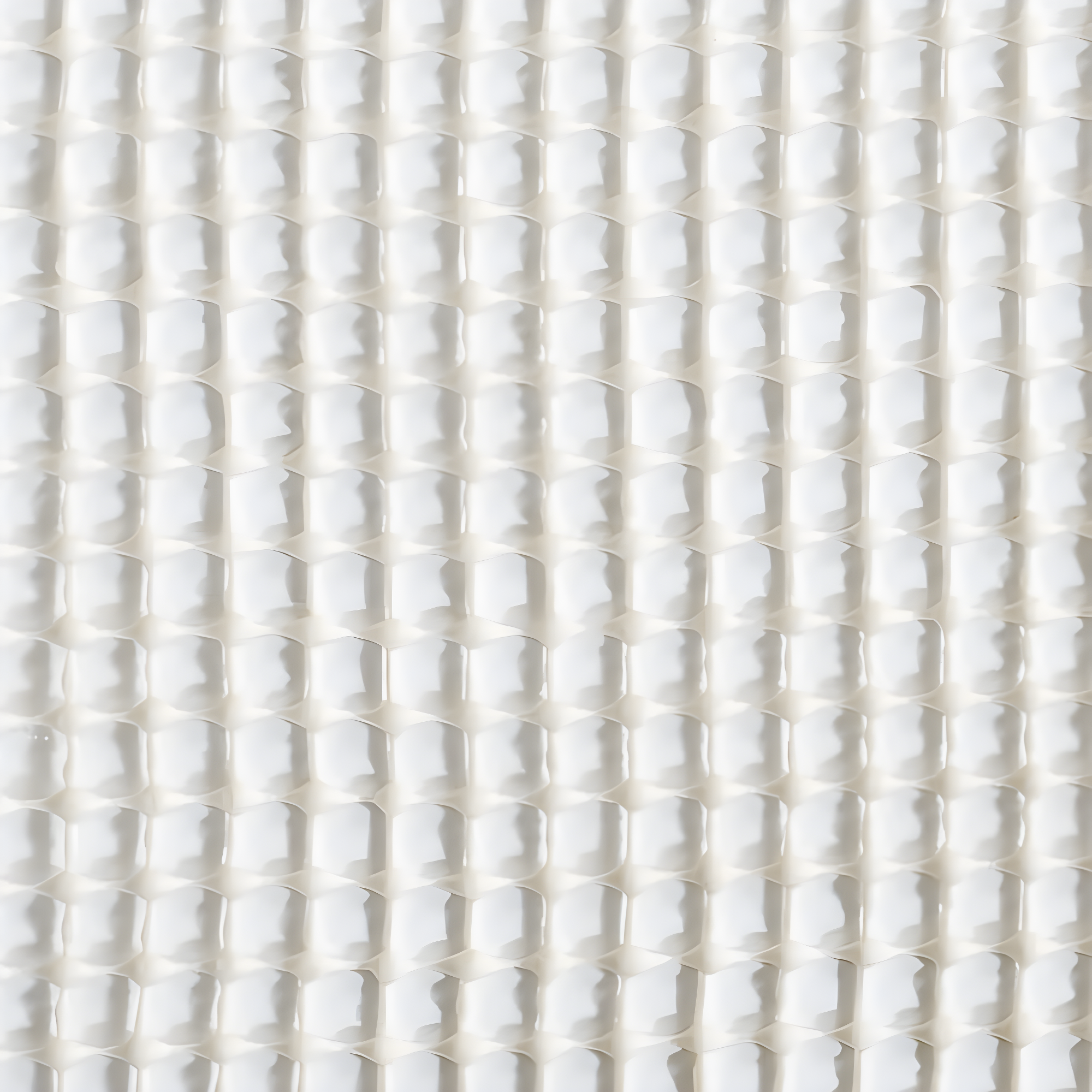 Grid Pad PAD110 Power Loomed Indoor Rug Pad - Creme - 8' Round - Safavieh